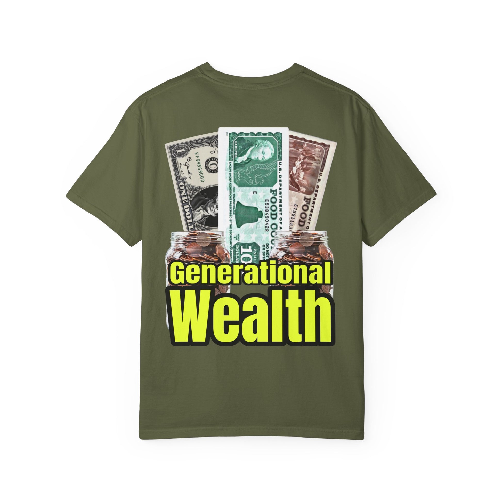 Garment-Dyed T-shirt Generational Wealth Tee