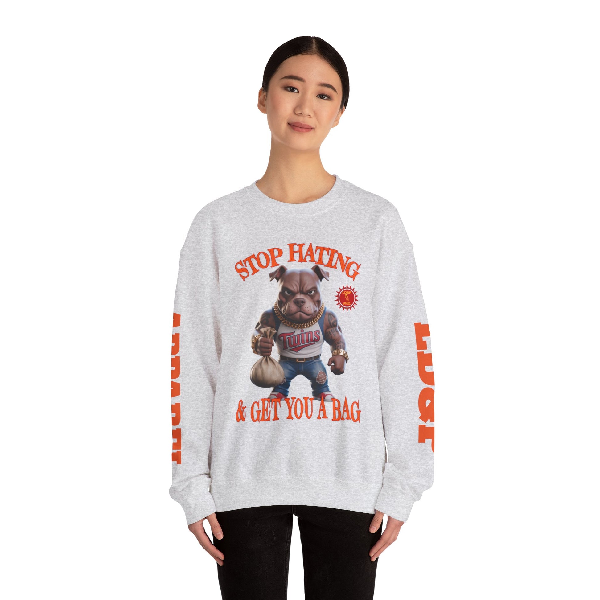 Unisex Sweatshirt Stop Hating LD&P Apparel Design