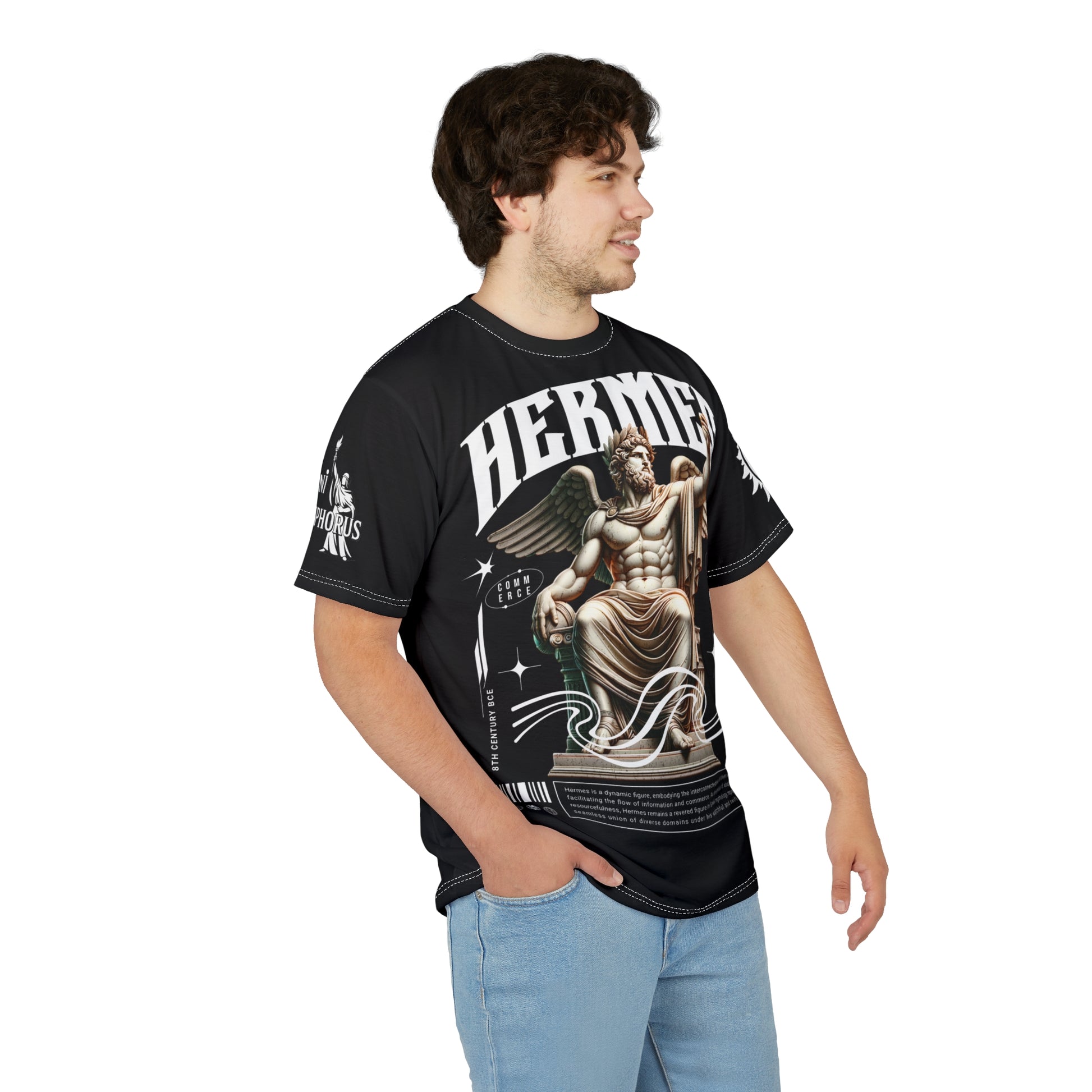 Hermes  Graphic Tee LD&P APPAREL DESIGN Black