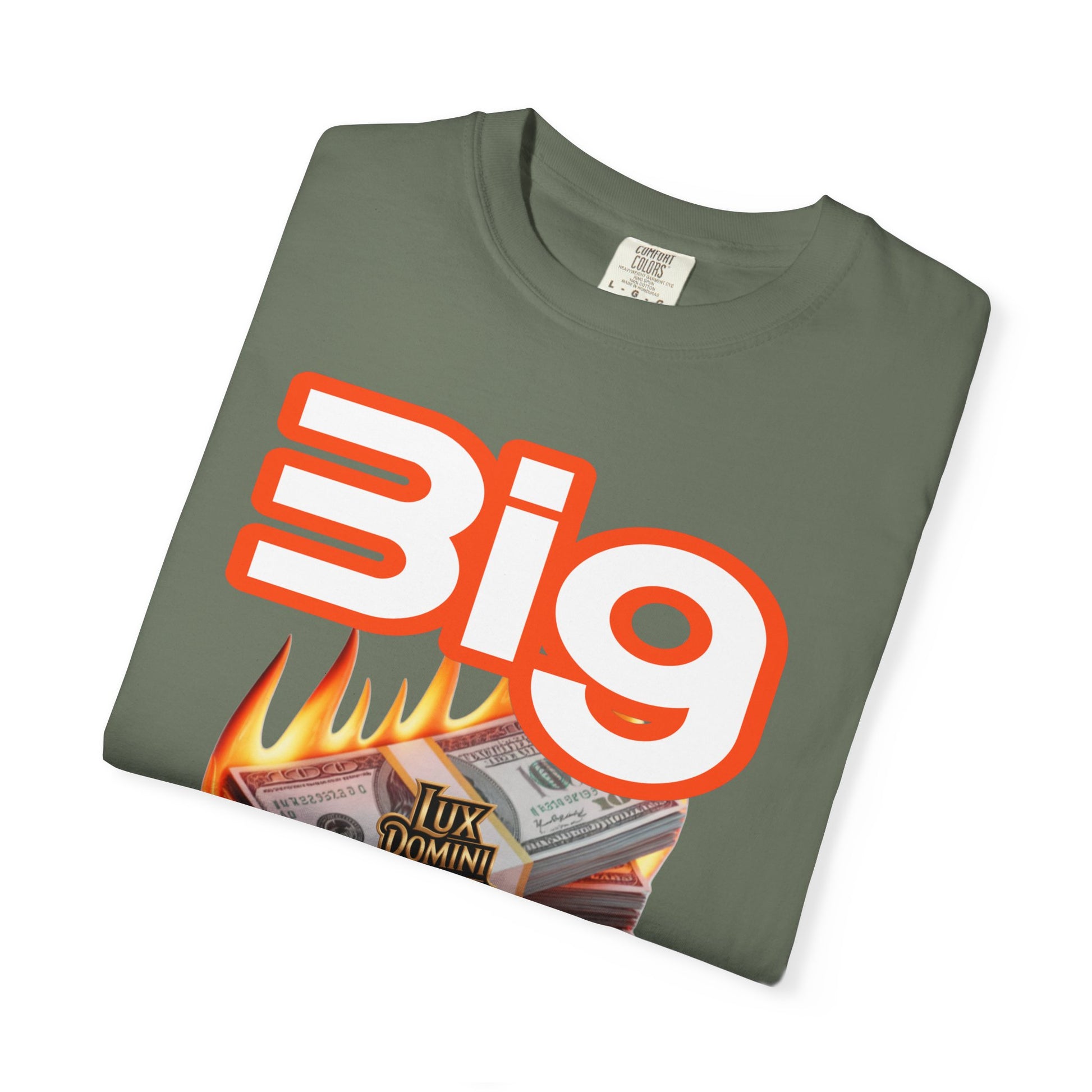 T-Shirt Big Spender Text Unisex Garment-Dyed Tee
