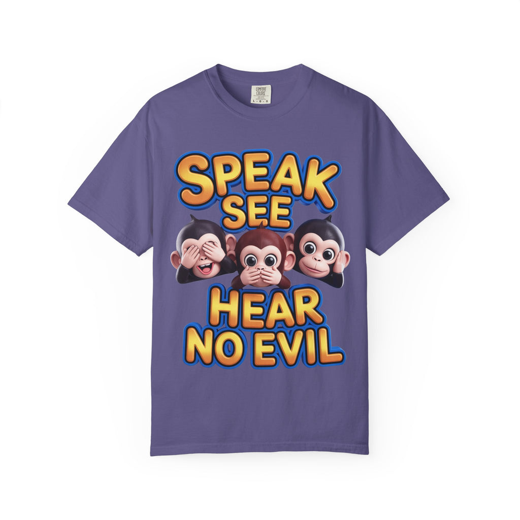 Graphic T-Shirt Speak See Hear No Evil