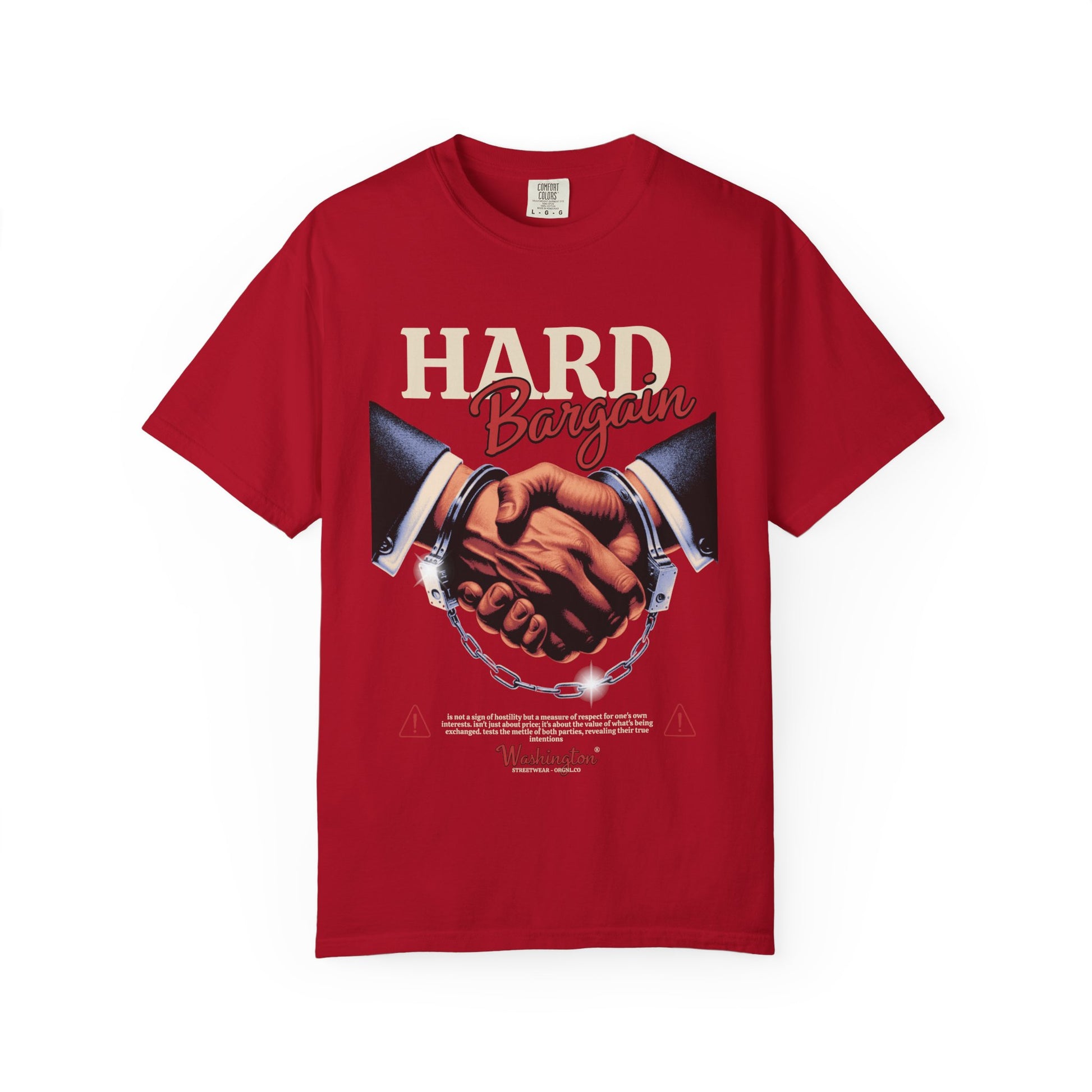Garment-Dyed T-shirt Hard Bargain Graphic Tee