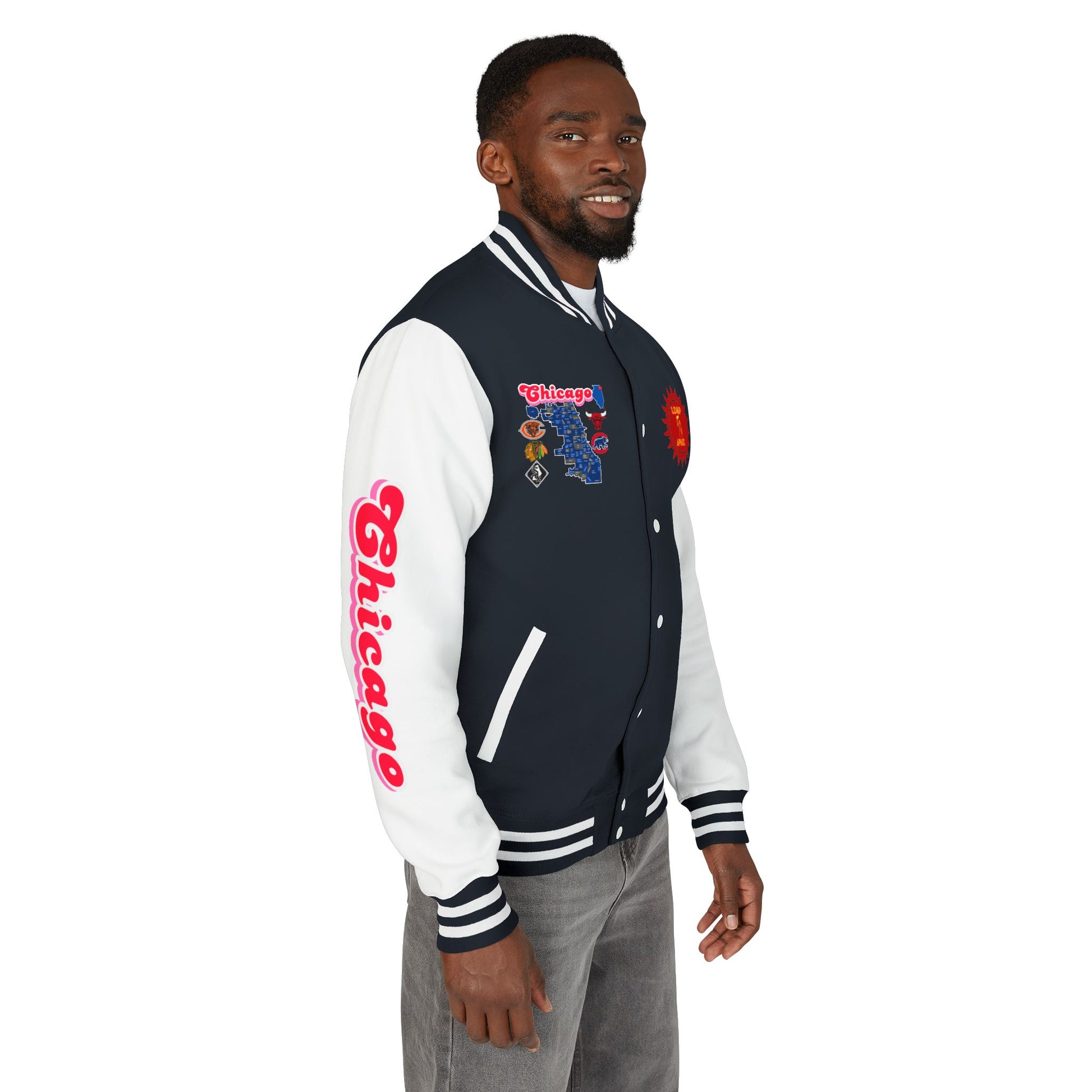 Letterman Jacket Chicago Design