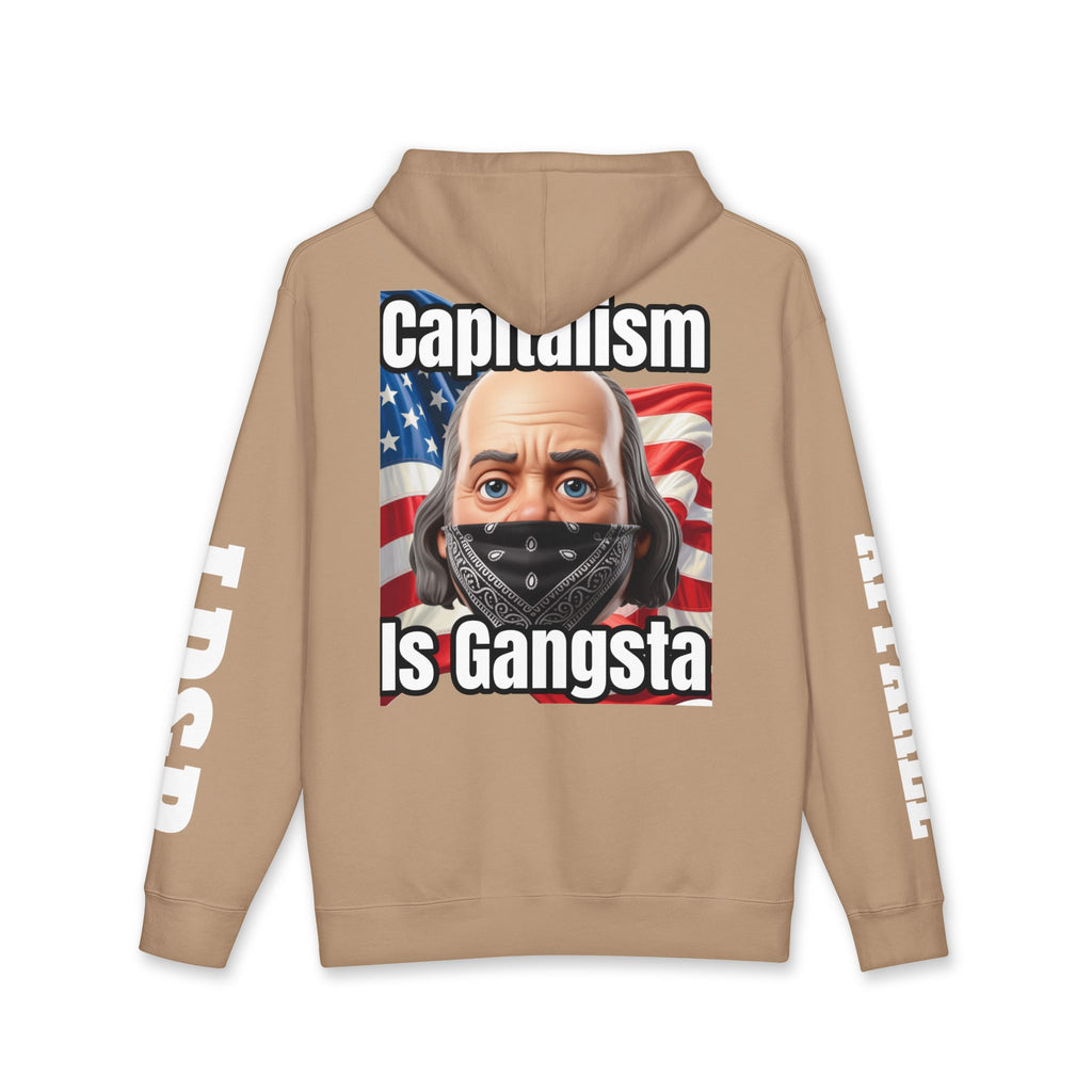 Capitalism is Gangsta Heavyweight Hooded Sweatshirt