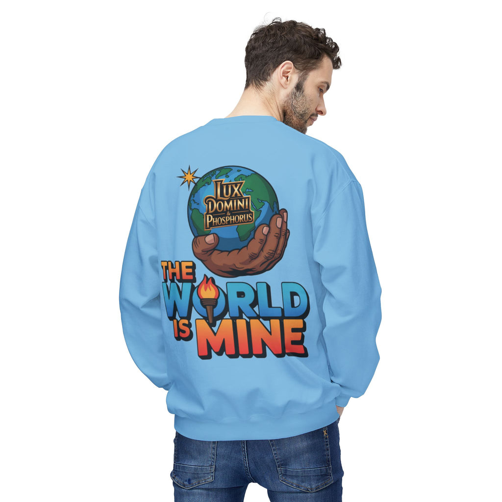 "The World Is Mine"  Design 2 Crewneck Sweatshirt