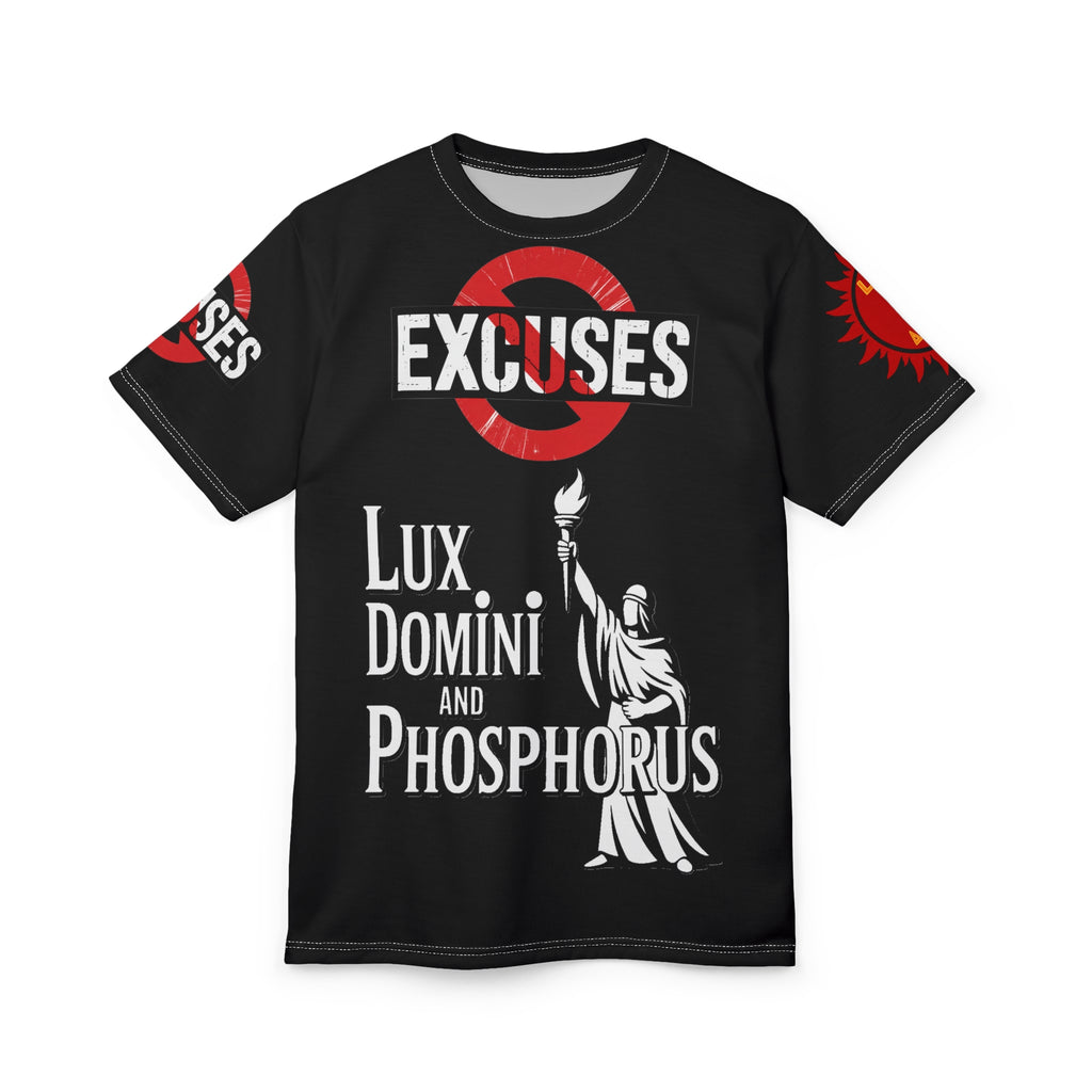 No Excuses Lux Domini & Phosphorus Graphic Tee Black 1