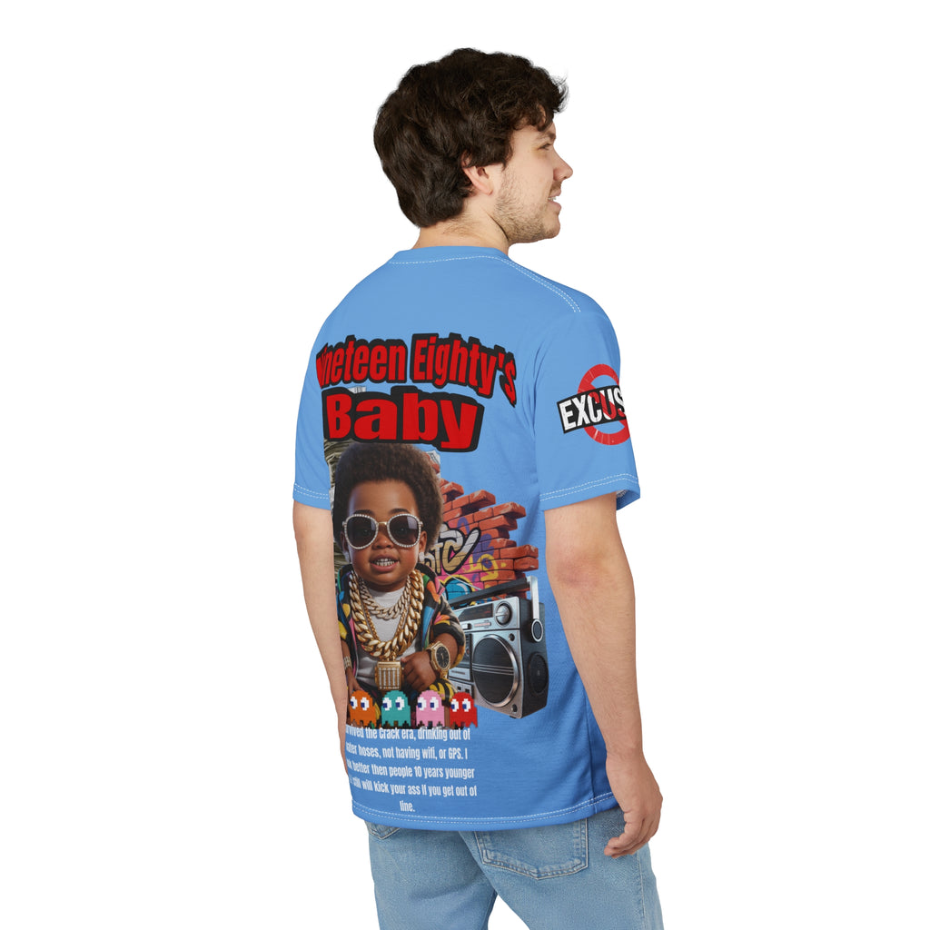 Nineteen Eighty's Baby Graphic Tee LD&P APPAREL Light Blue