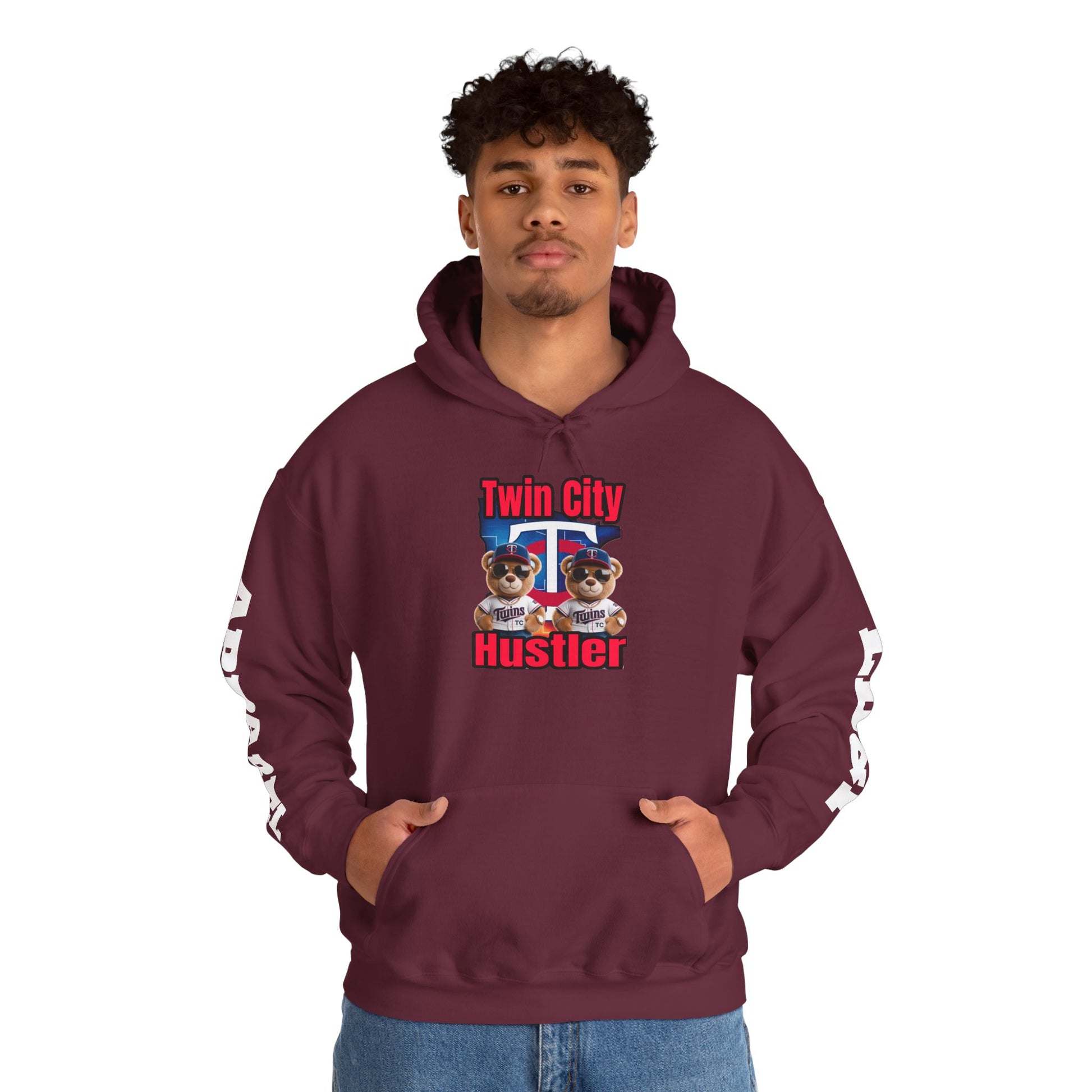 Hooded Sweatshirt - Twin City HUSTLER