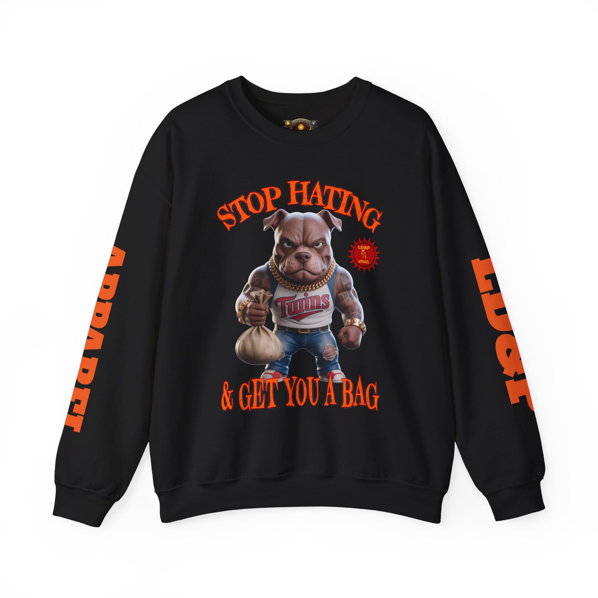 Unisex Sweatshirt Stop Hating LD&P Apparel Design