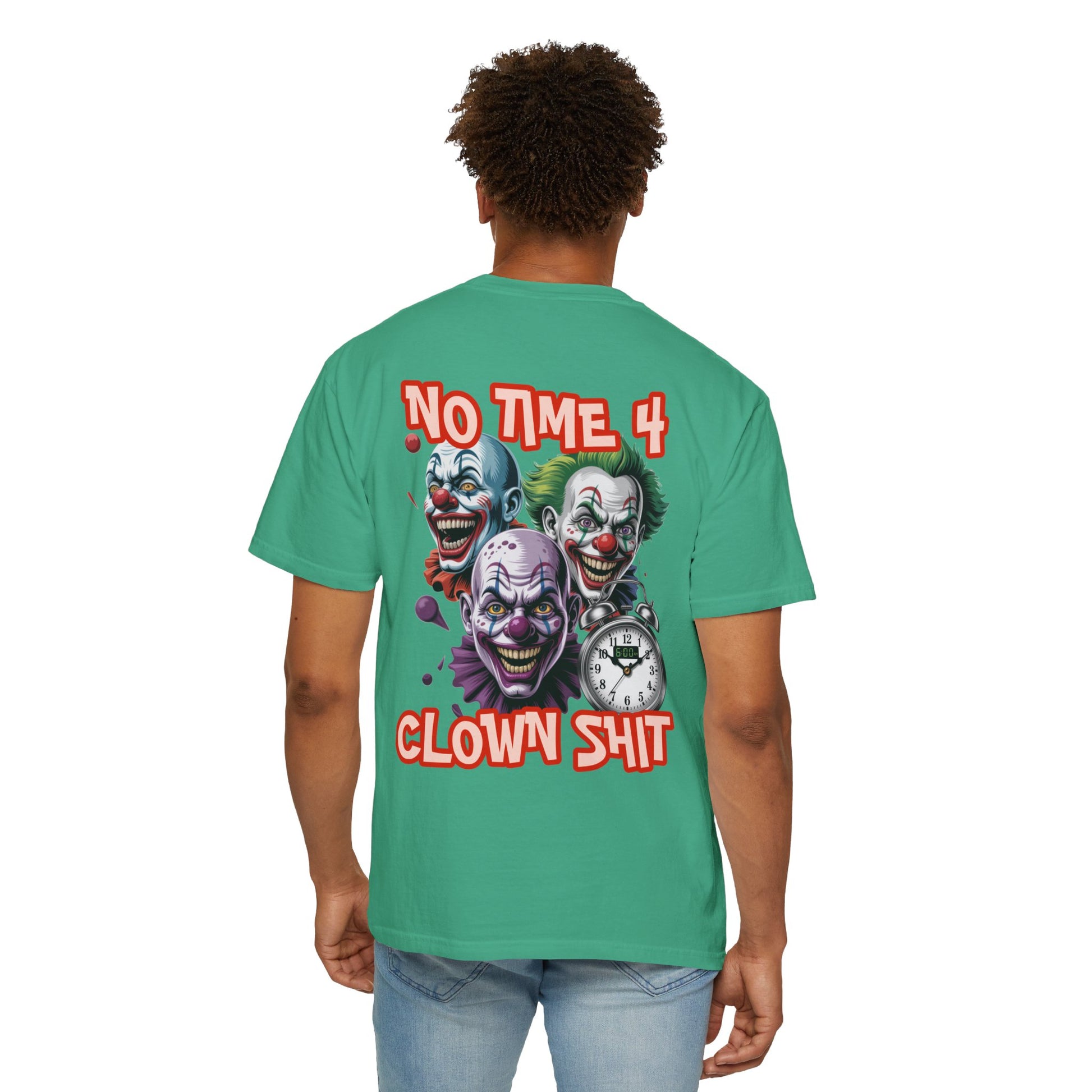 Garment-Dyed T-shirt - Born Hustler Design