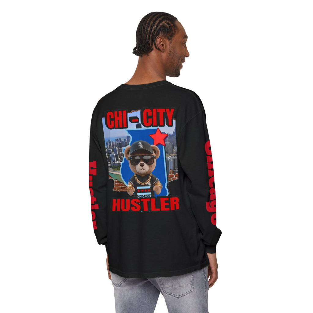 Chi-City Hustler Long Sleeve T-Shirt — LD&P Apparel