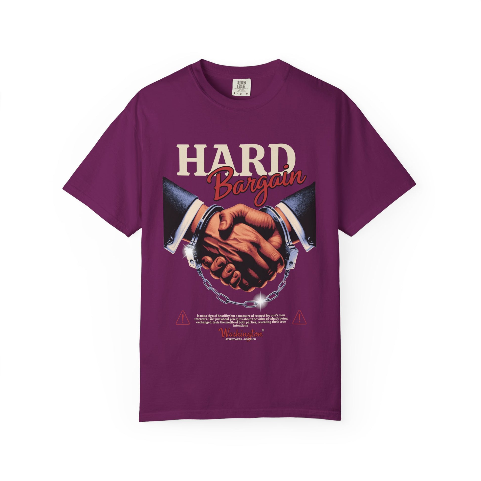 Garment-Dyed T-shirt Hard Bargain Graphic Tee