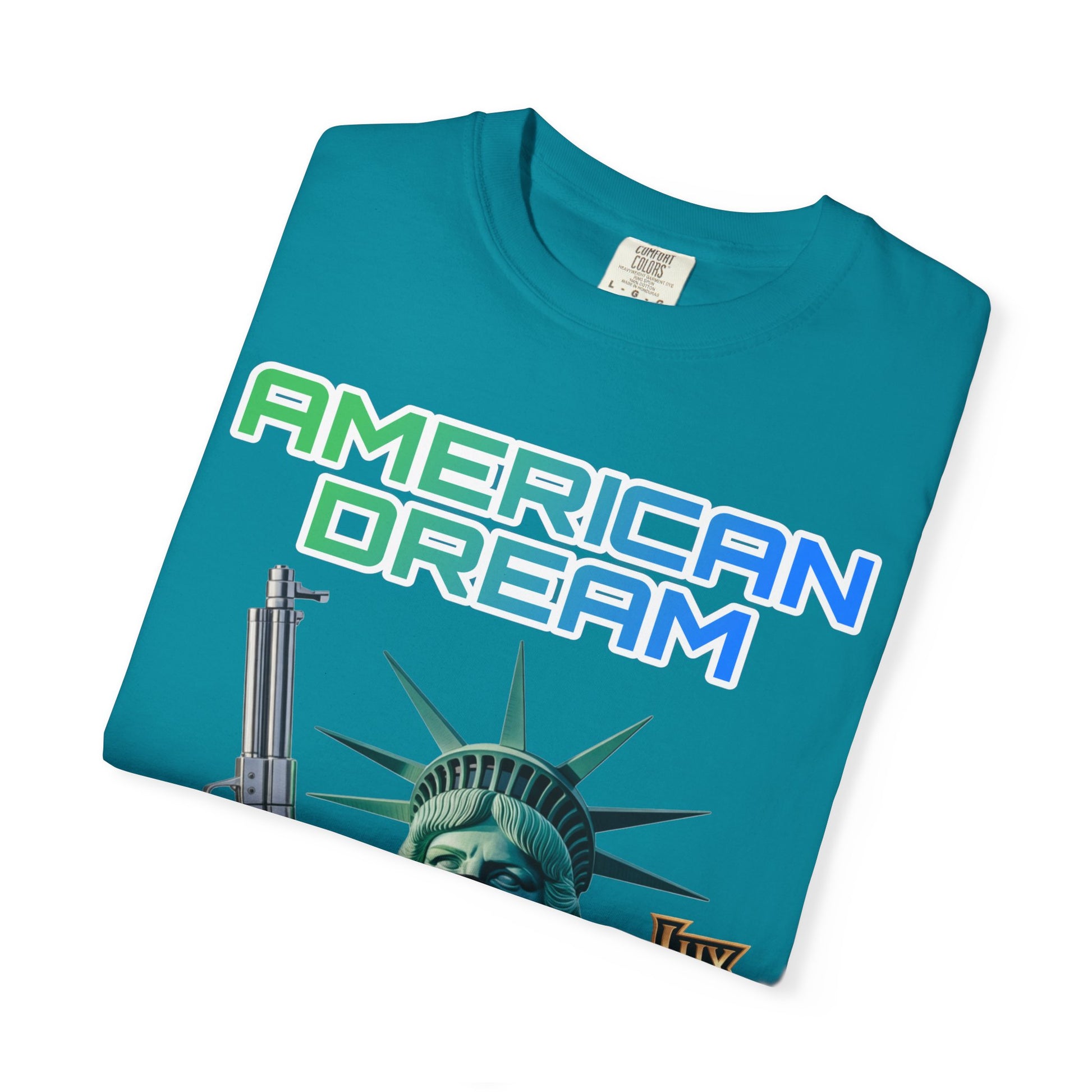 T-shirt American Dream or Nightmare Unisex Garment-Dyed