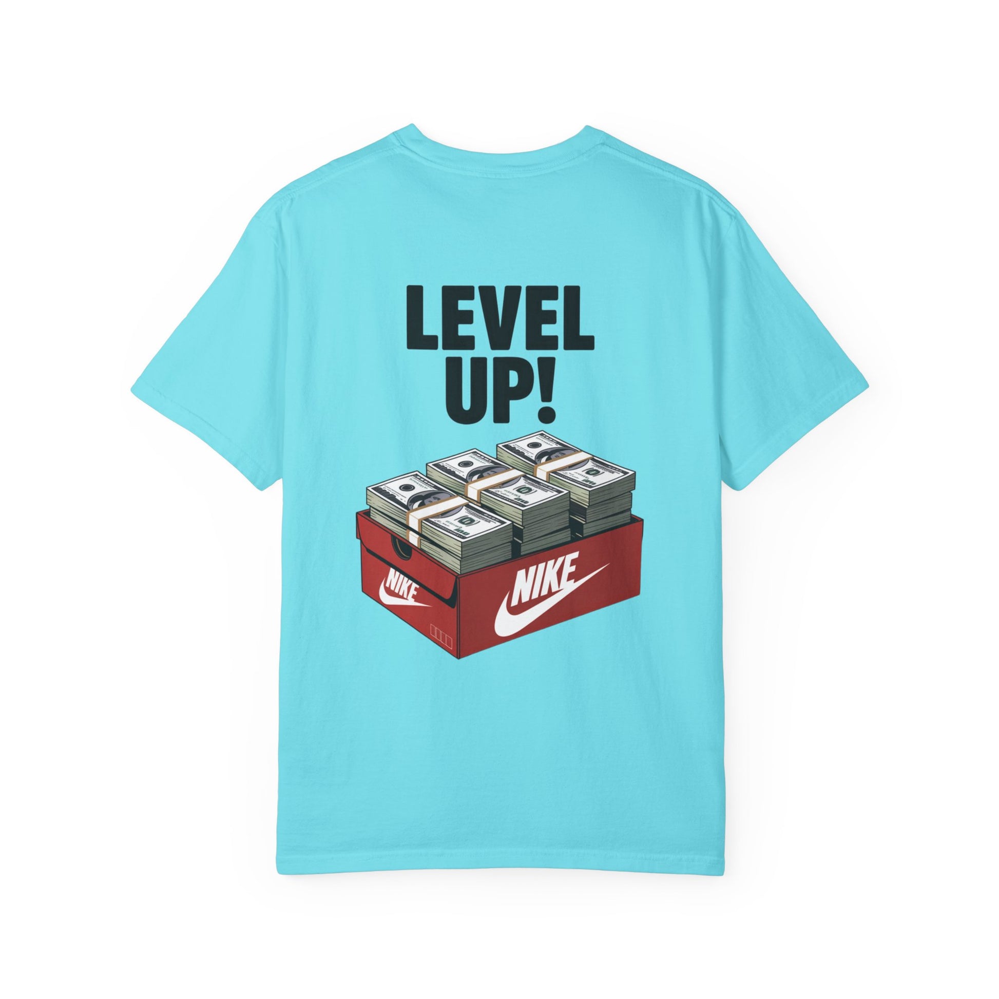 Garment-Dyed T-shirt Level Up Design