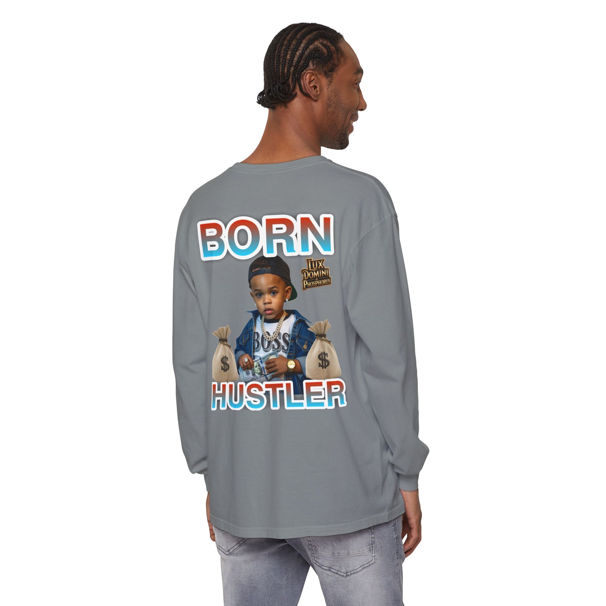 Long Sleeve T-Shirt Born Hustler Apparel