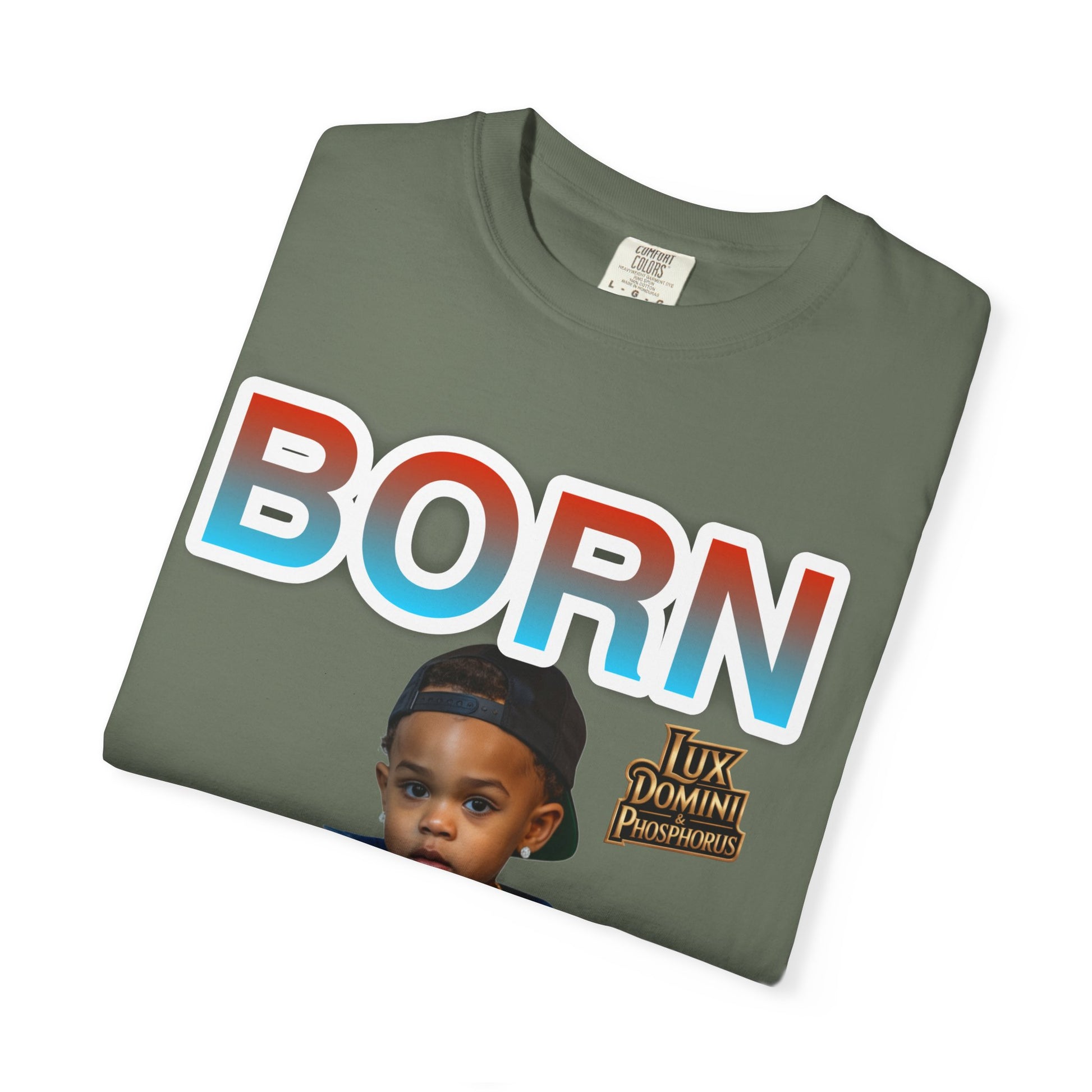 Garment-Dyed T-shirt BORN HUSTLER LD&P APPAREL