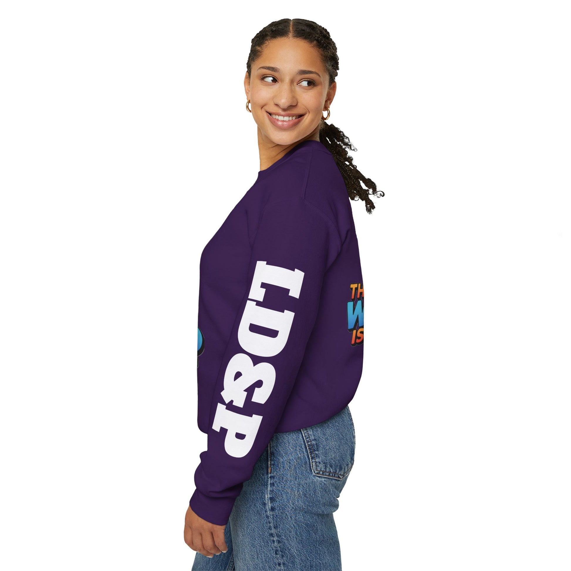 Graphic Sweatshirt - The World Is Mine LD&P APPAREL Design