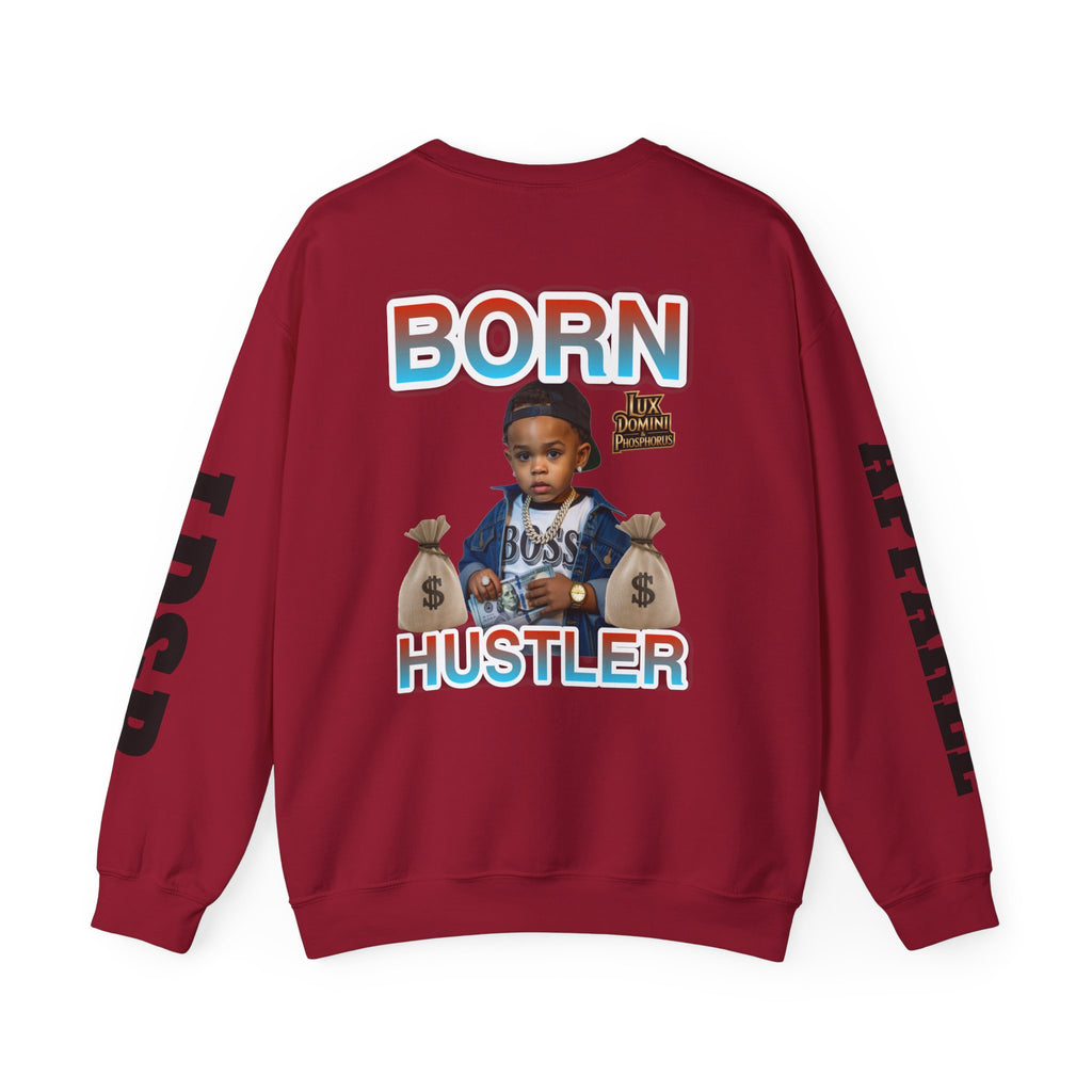 Crewneck Sweatshirt - Born Hustler LD&P Apparel