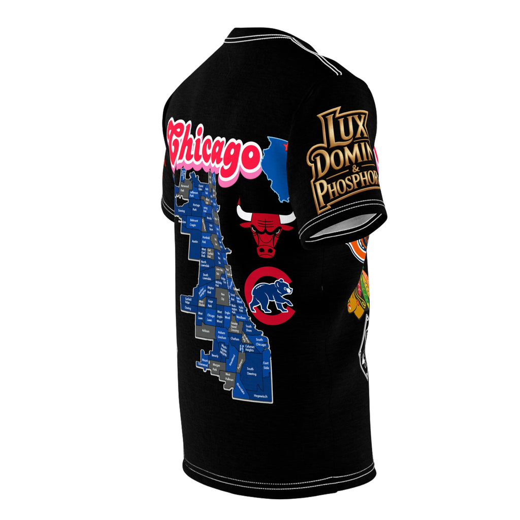 Chicago Print Unisex Cut & Sew Tee