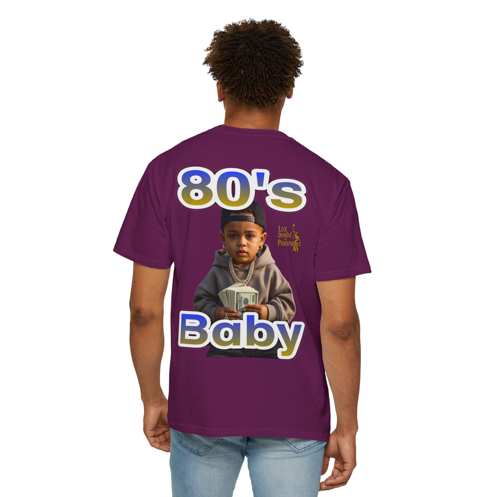 80s Baby Unisex Garment-Dyed T-shirt - LD&P APPAREL