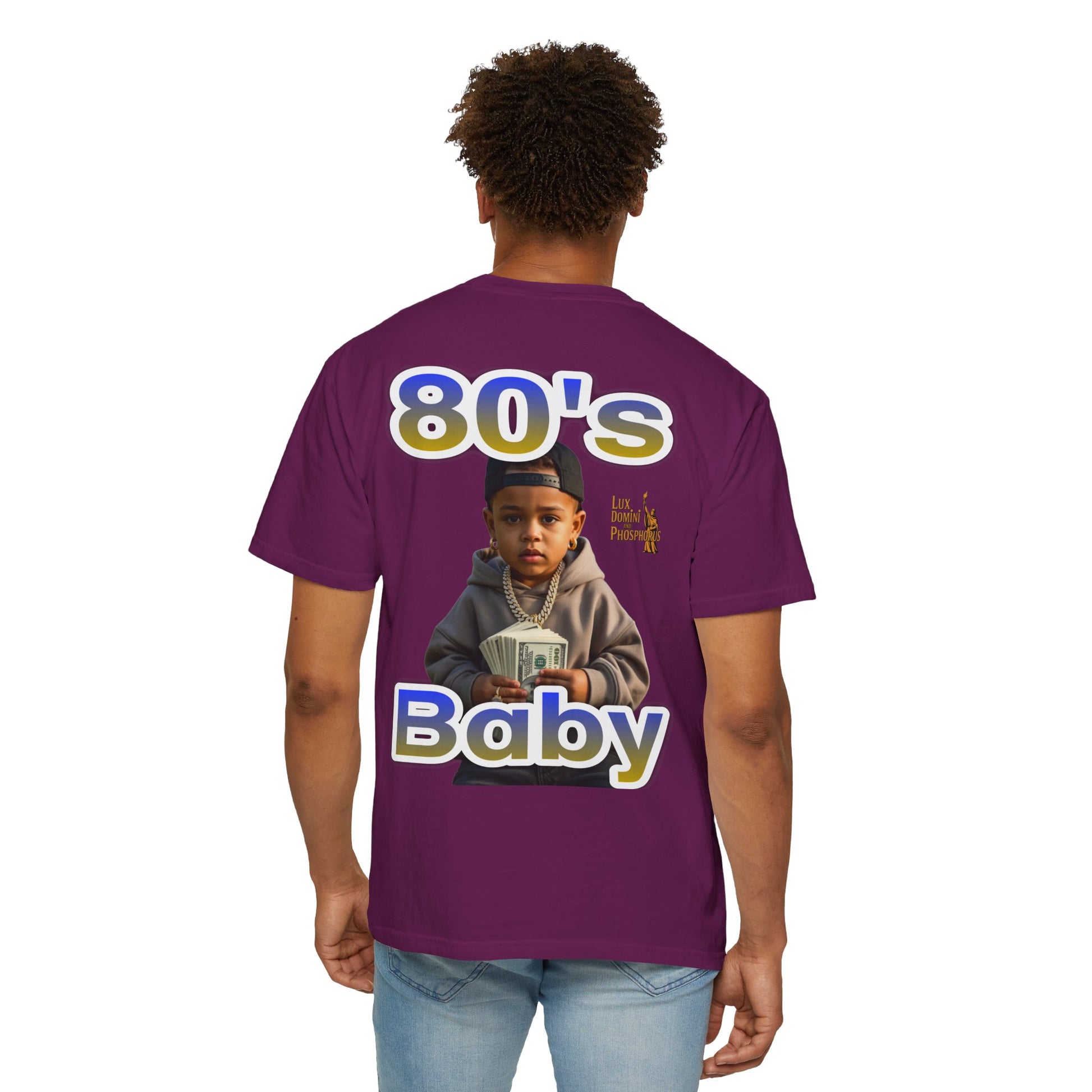 80s Baby Unisex Garment-Dyed T-shirt - LD&P APPAREL