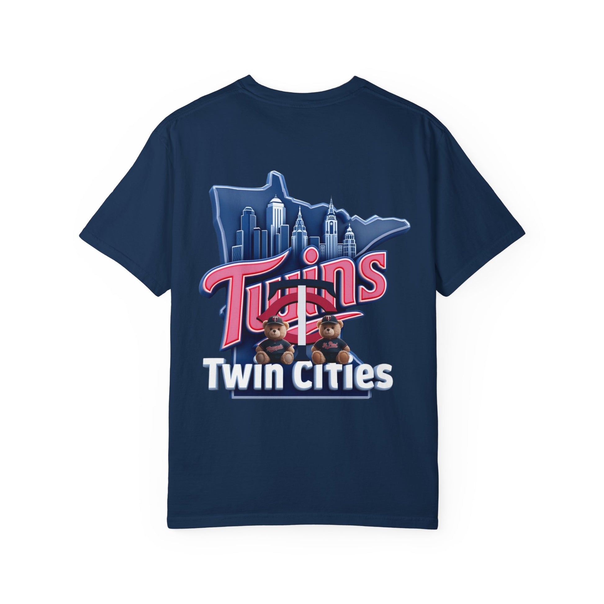 Twin City Unisex T-Shirt, Sporty Tee for Fans, Garment-Dyed Shirt, Perfect for Game Day, Show Your Team Spirit!