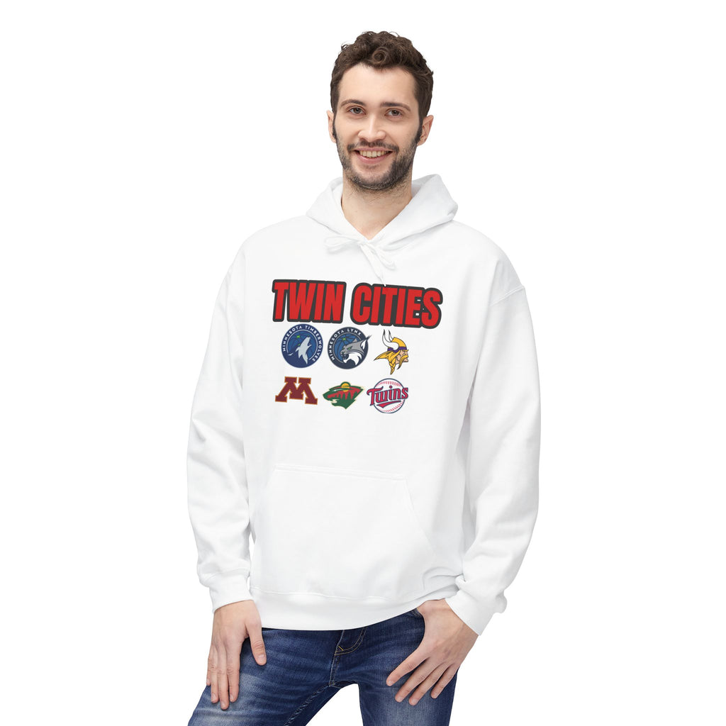 Fleece Hoodie Twin Cities Minneapolis St Paul Design