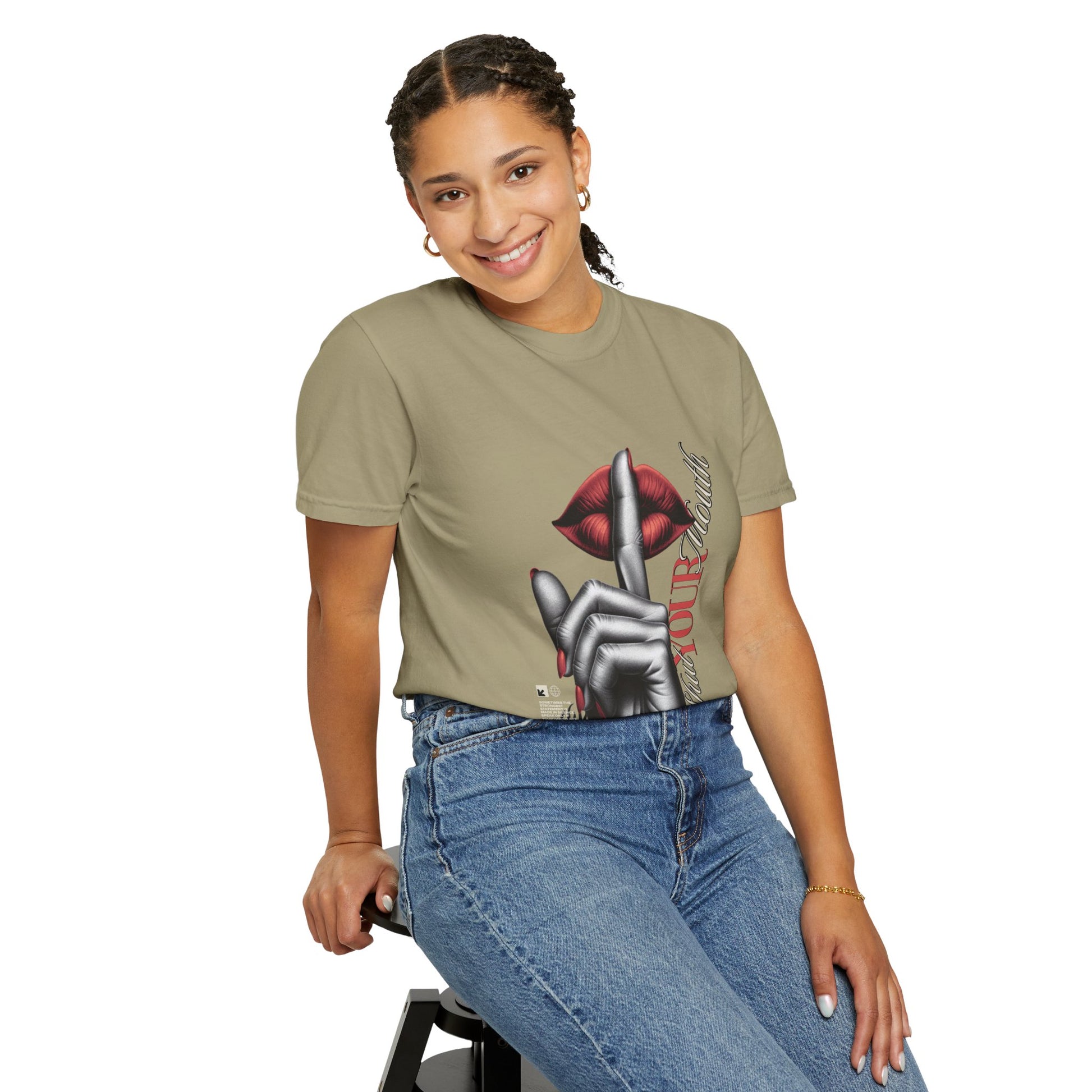 Dyed T-shirt - Big Moma Print