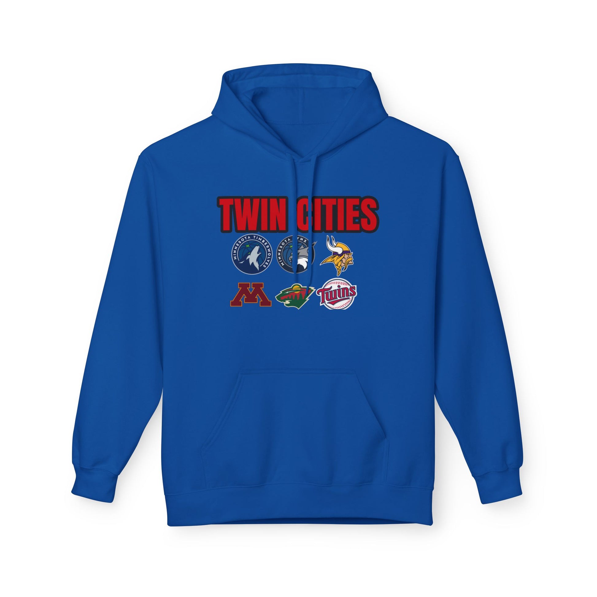 Fleece Hoodie Twin Cities Minneapolis St Paul Design