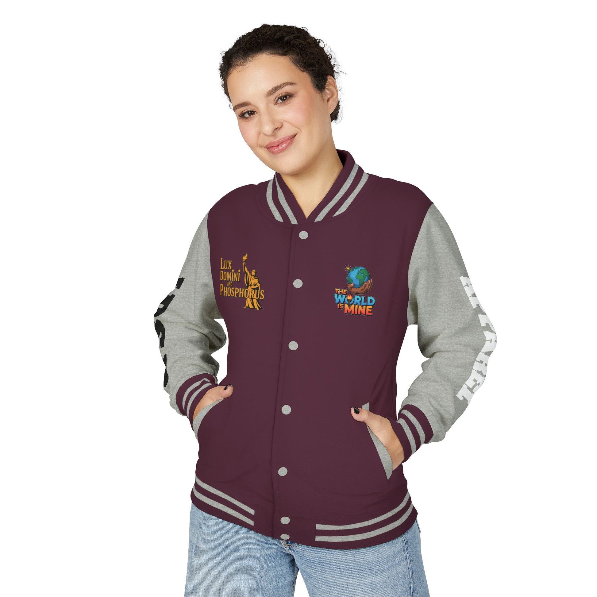 Letterman Jacket - The World is Mine LD&P APPAREL Design