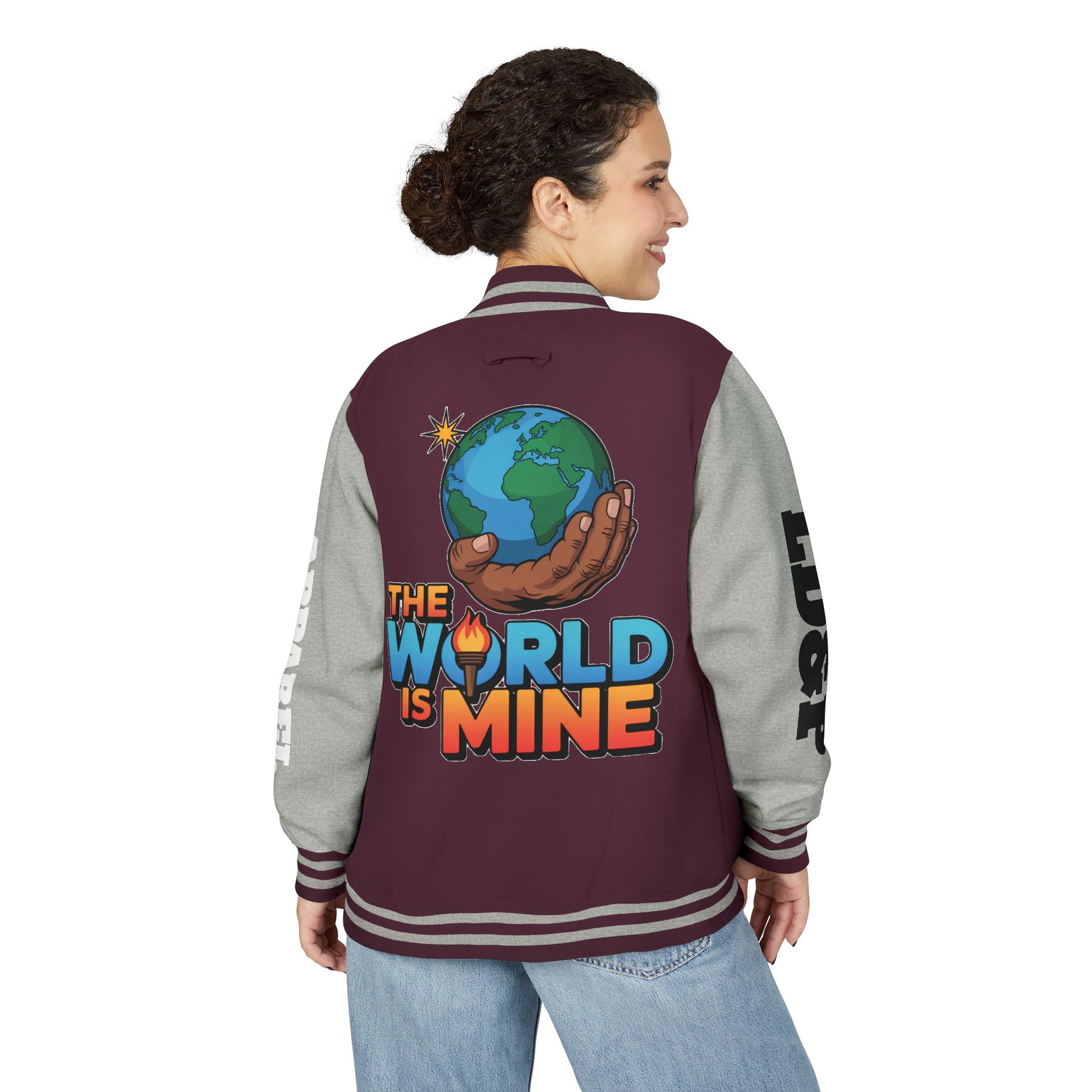 Letterman Jacket - The World is Mine LD&P APPAREL Design