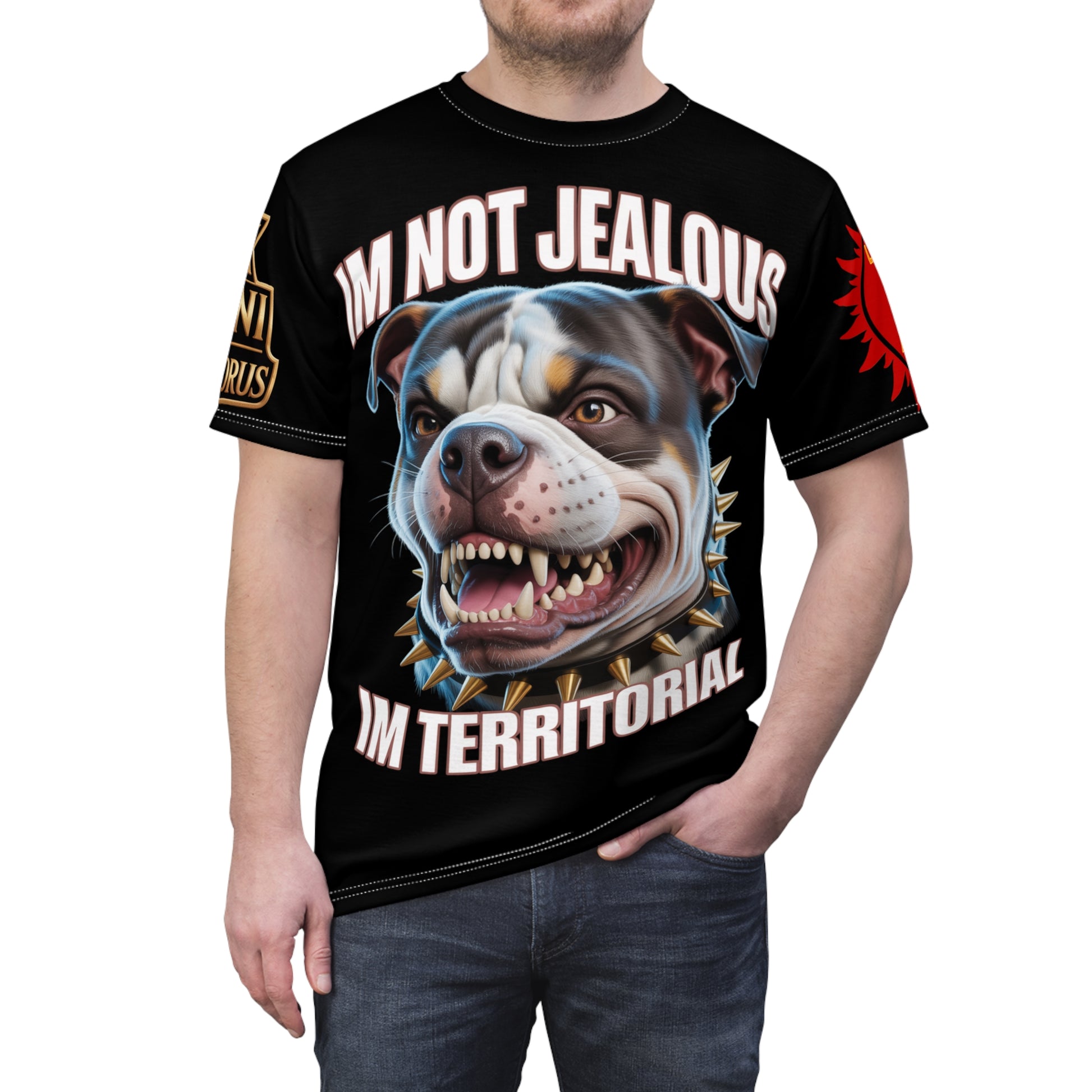 T-Shirt - 'Im not jealous' Unisex Cut & Sew Tee