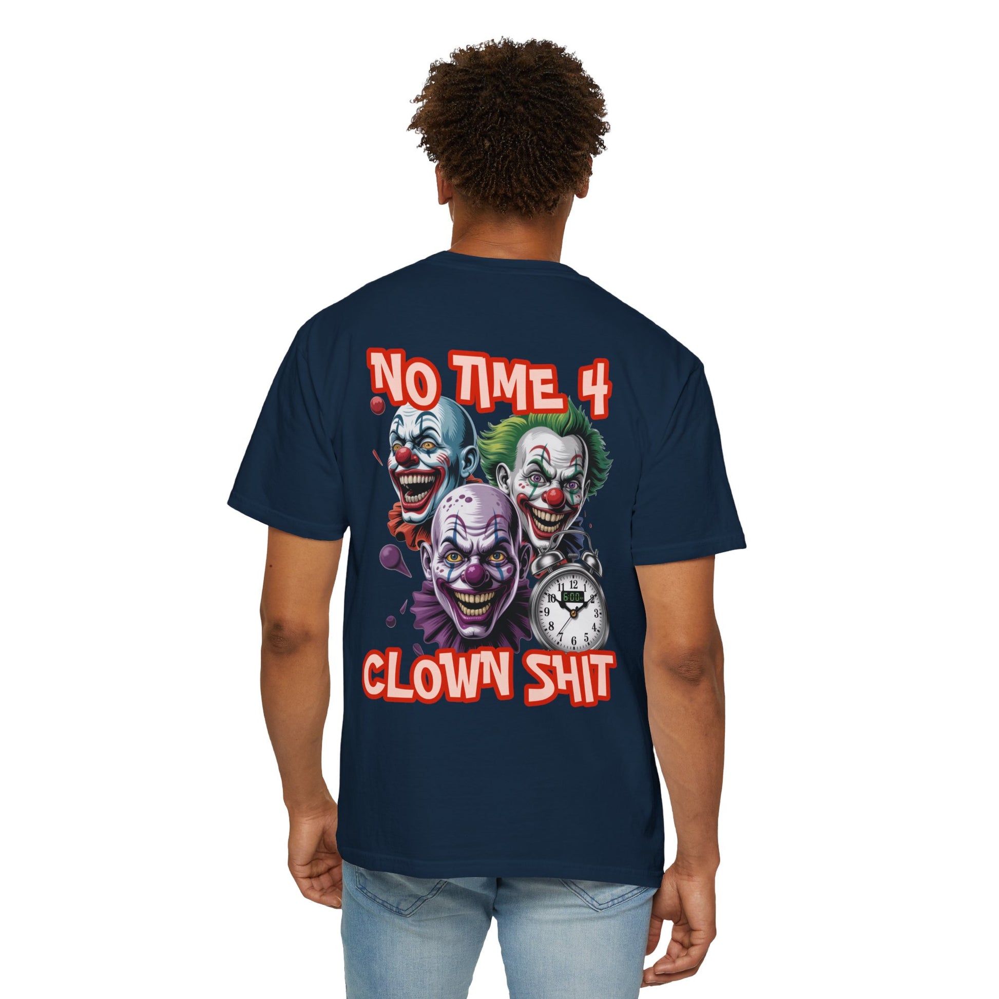 Garment-Dyed T-shirt - Born Hustler Design