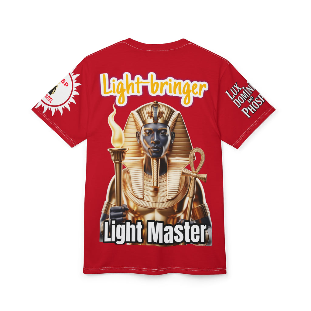 Light Master Tee - Lux Domini and Phosphorus LD&P Apparel Design Red