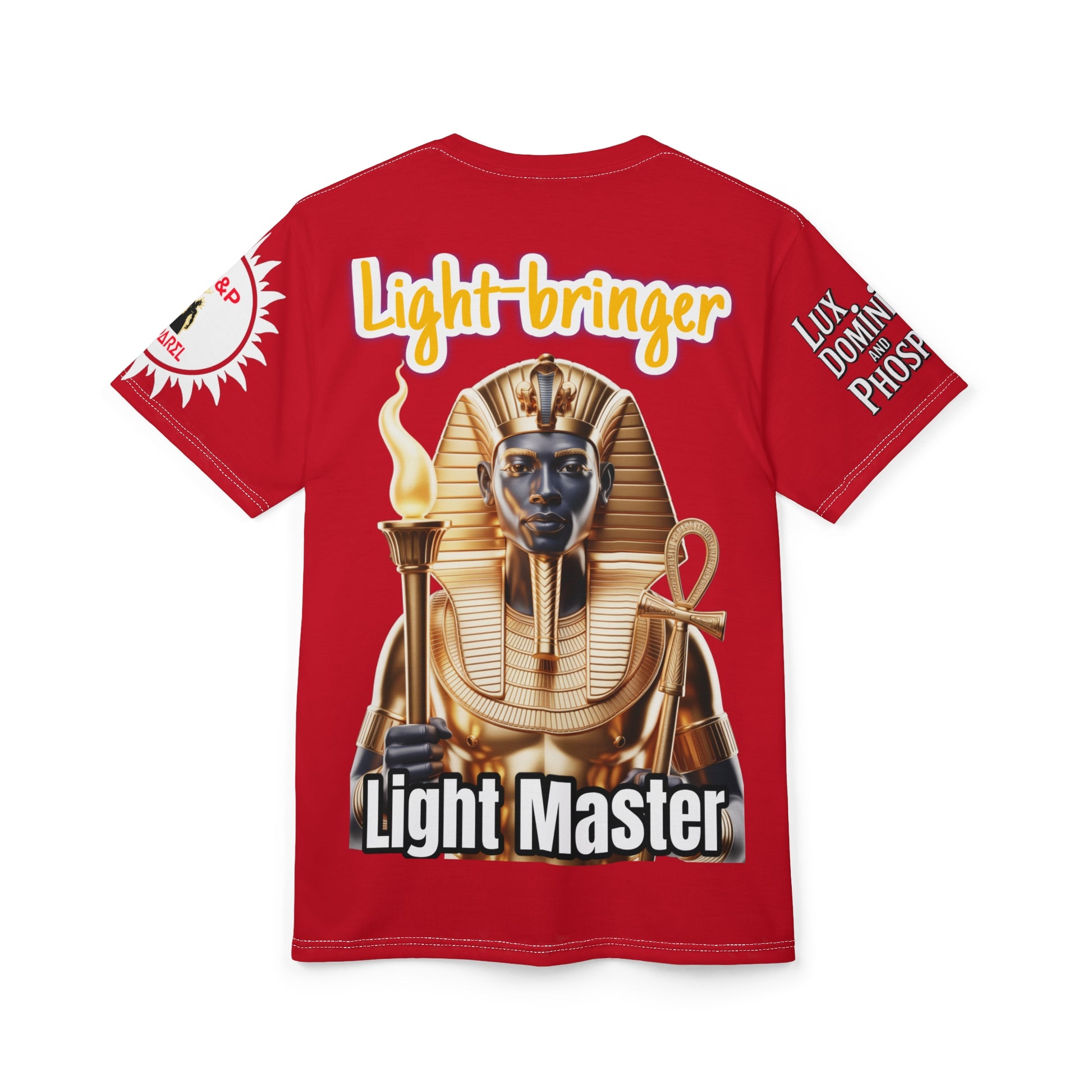 Light Master Tee - Lux Domini and Phosphorus LD&P Apparel Design Red