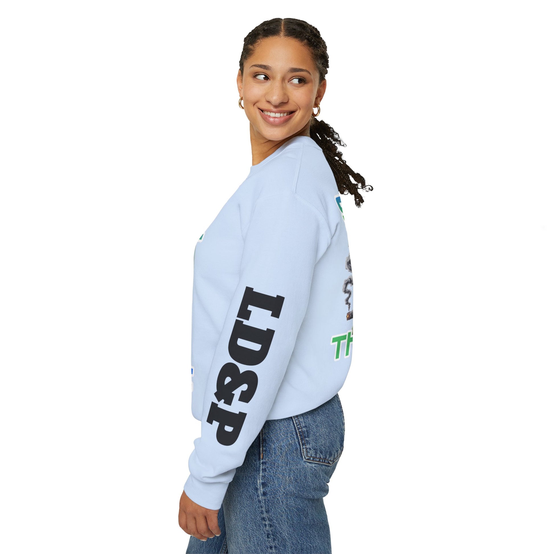Crewneck Sweatshirt - Smoke That LD&P APPAREL Design