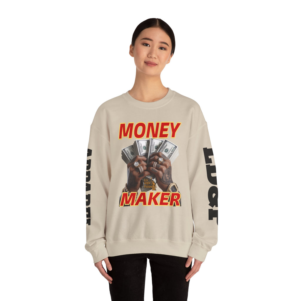 Money Maker Unisex Sweatshirt - LD&P APPAREL Design