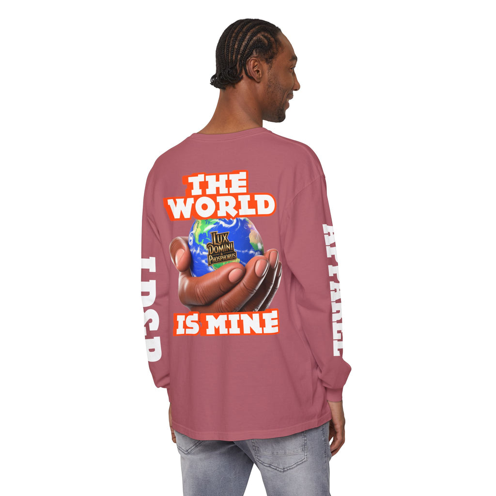 The World Is Mine Design Long Sleeve T-Shirt LD&P APPAREL DESIGN
