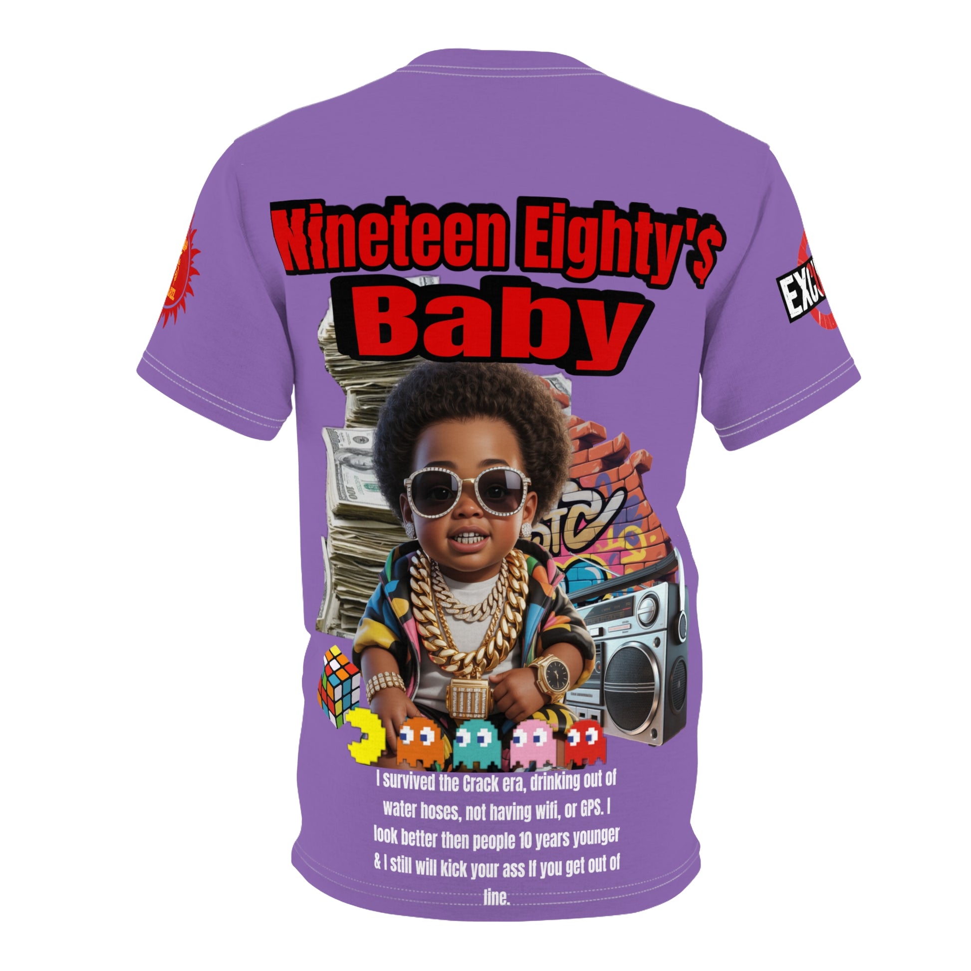 Nineteen Eighty's Baby Graphic Tee LD&P APPAREL Light Purple