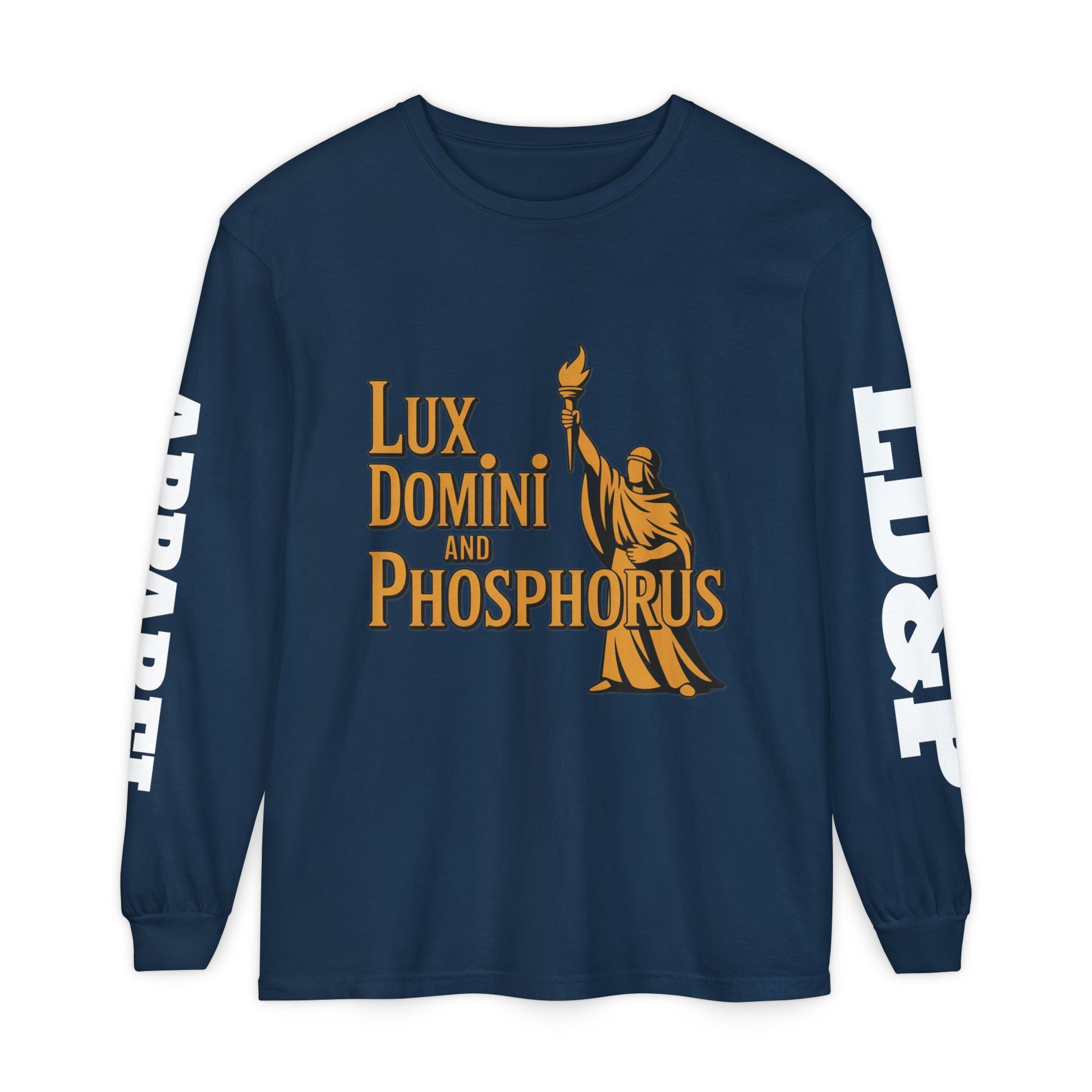 Long Sleeve T-Shirt Lux Domini and Phosphorus LD&P Apparel Design
