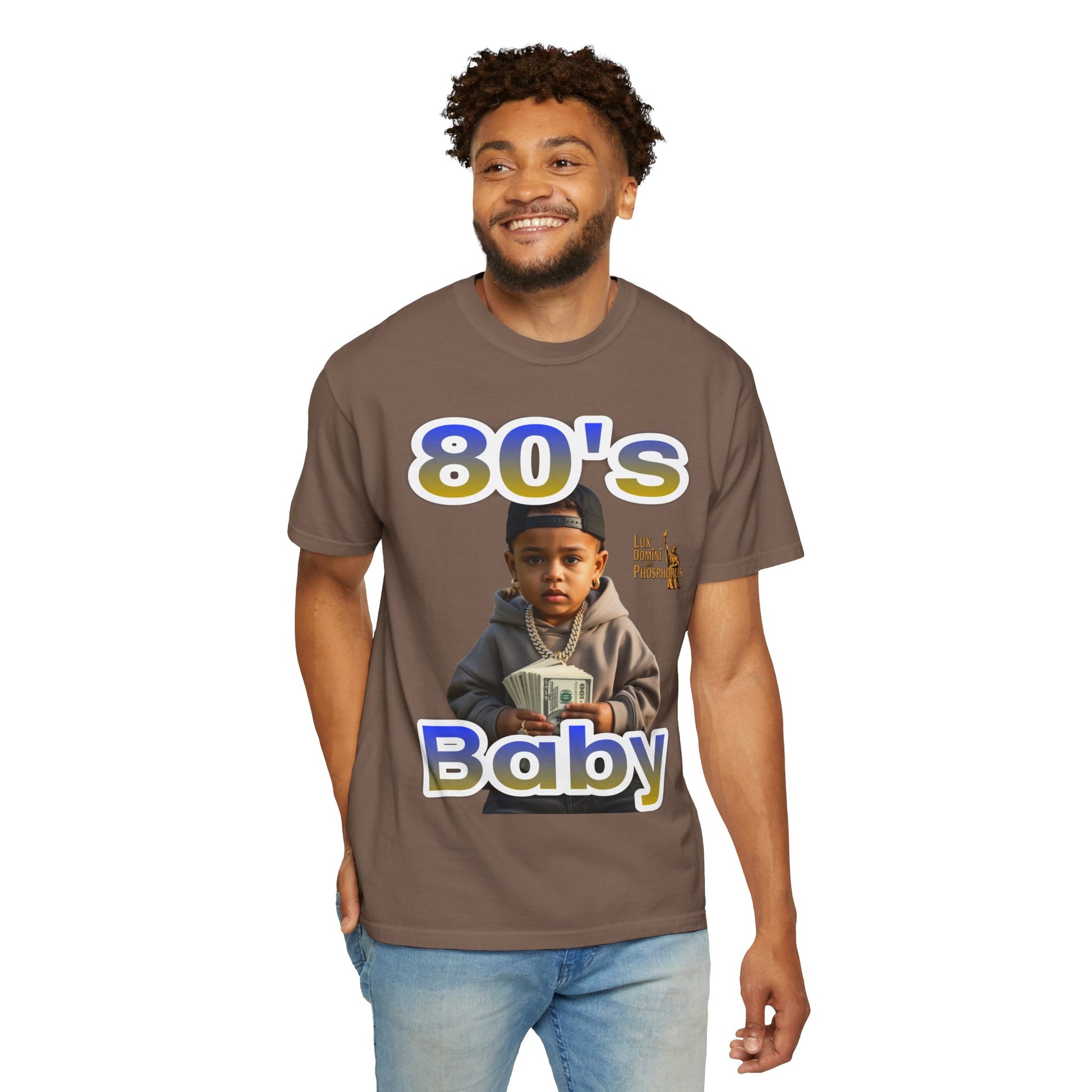80s Baby Unisex Garment-Dyed T-shirt - LD&P APPAREL