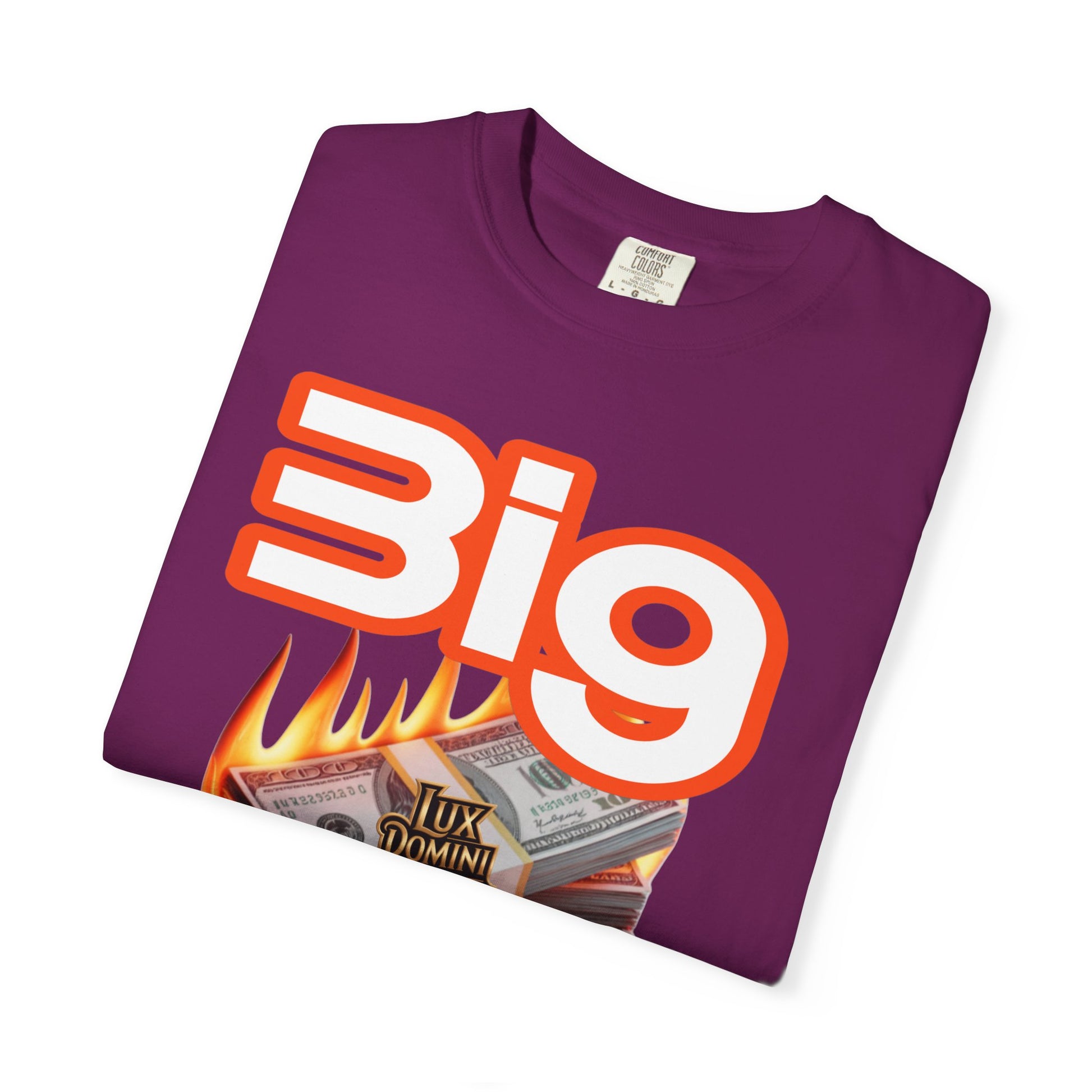 T-Shirt Big Spender Text Unisex Garment-Dyed Tee