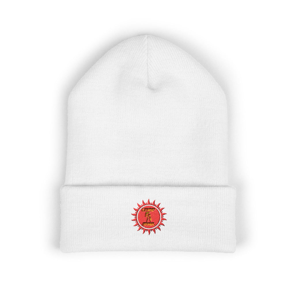 Embroidered Classic Cuffed Beanie - Cozy Winter Accessory LD&P APPAREL DESIGN