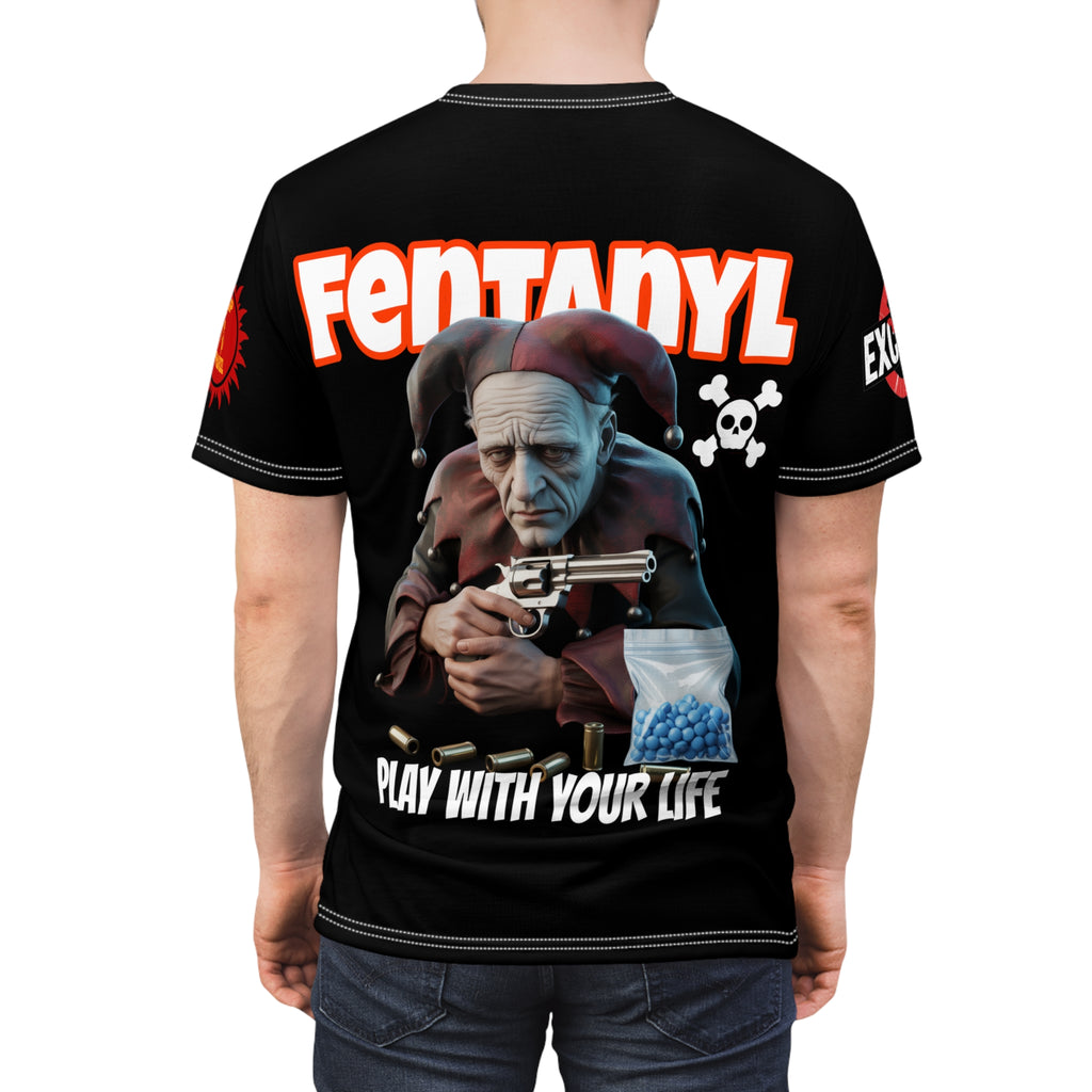 Fentanyl Awareness Graphic Tee — “Play With Your Life” Prevention Shirt