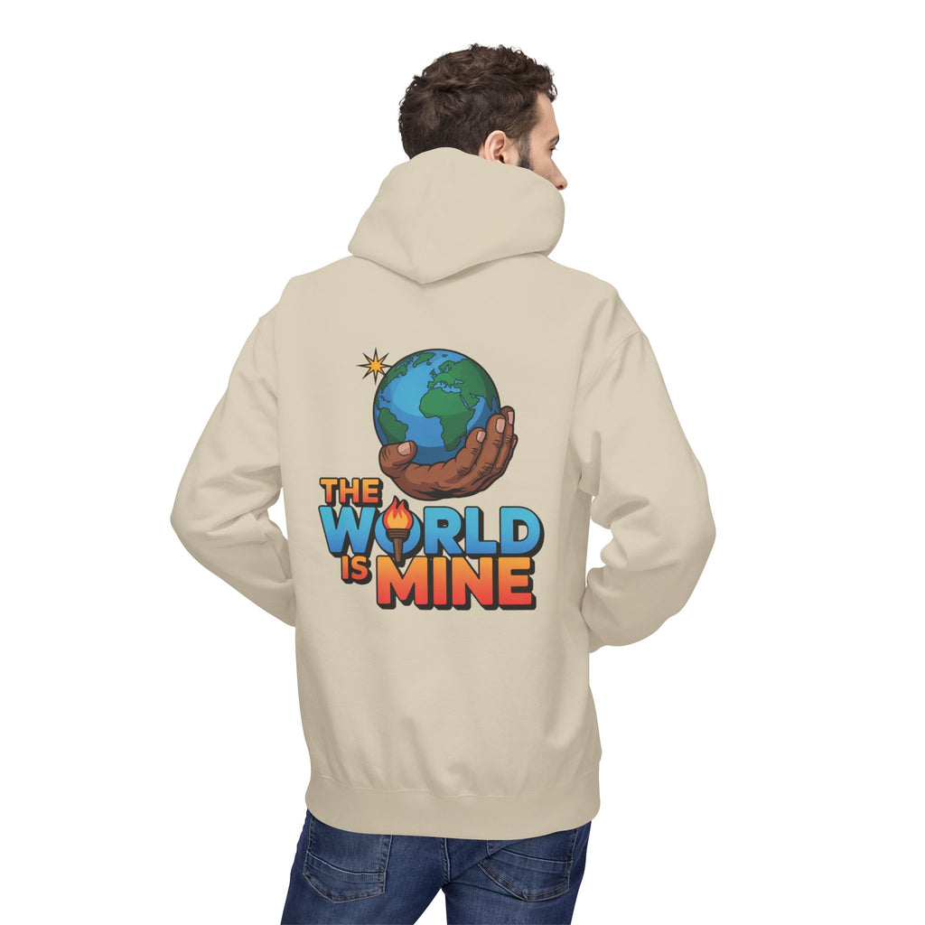 Hoodie Lux Domini and Phosphorus Design The World is Mine