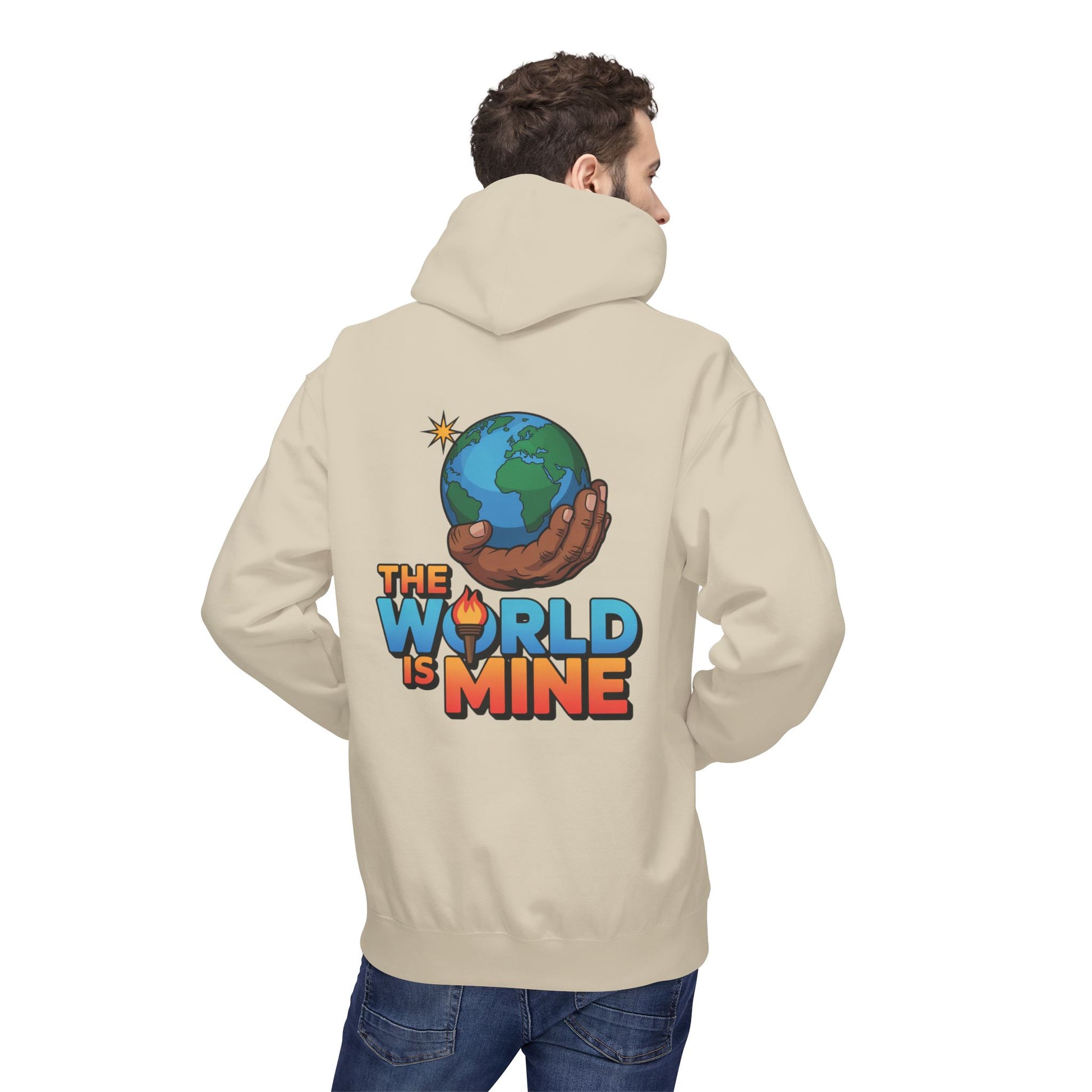 Hoodie Lux Domini and Phosphorus Design The World is Mine