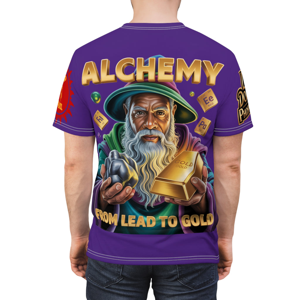 Alchemy Unisex Cut & Sew Tee purple
