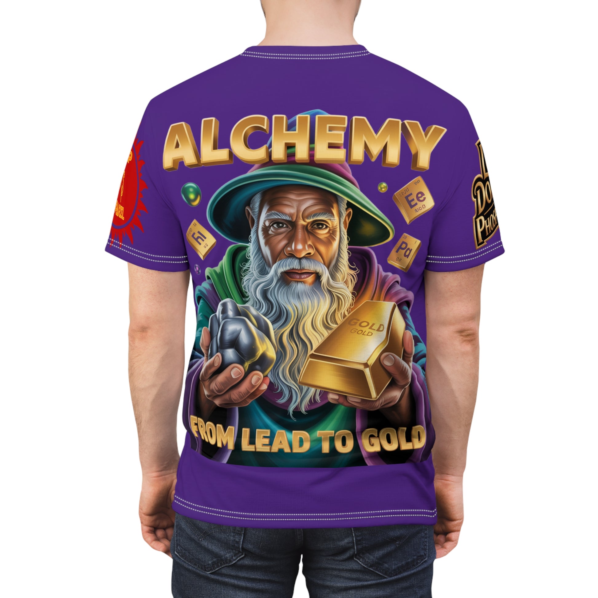 Alchemy Unisex Cut & Sew Tee purple
