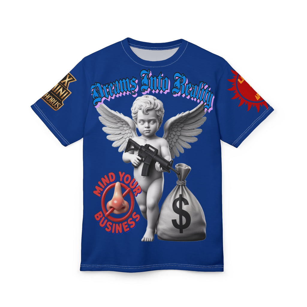 Dreams Into Reality' LD&P Apparel Design blue