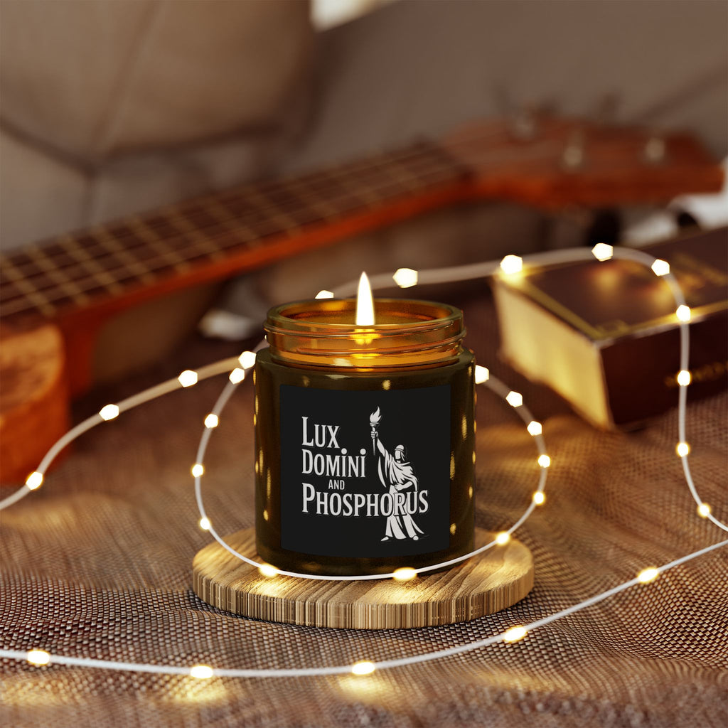 Lux Domini & Phosphorus Coconut Apricot Scented Candle (4oz & 9oz)